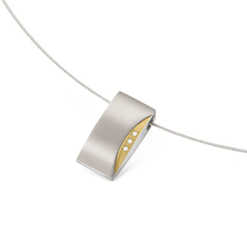 0793-04 Boccia Titanium Pendant  (choose chain separately)