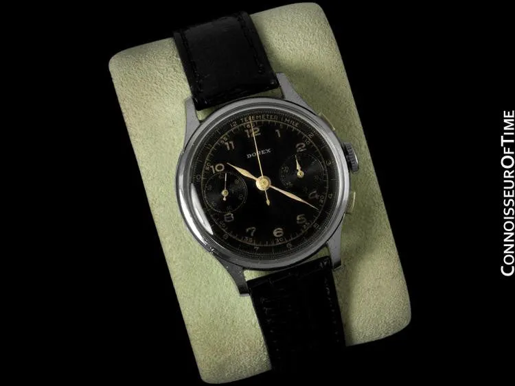1940's Swiss Vintage Professional & Sporting Telemeter Mens Chronograph Watch