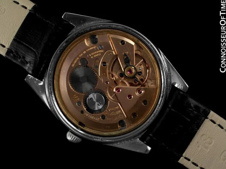 1970 Omega Geneve Vintage Mens Waterproof Style Dress Watch - Stainless Steel