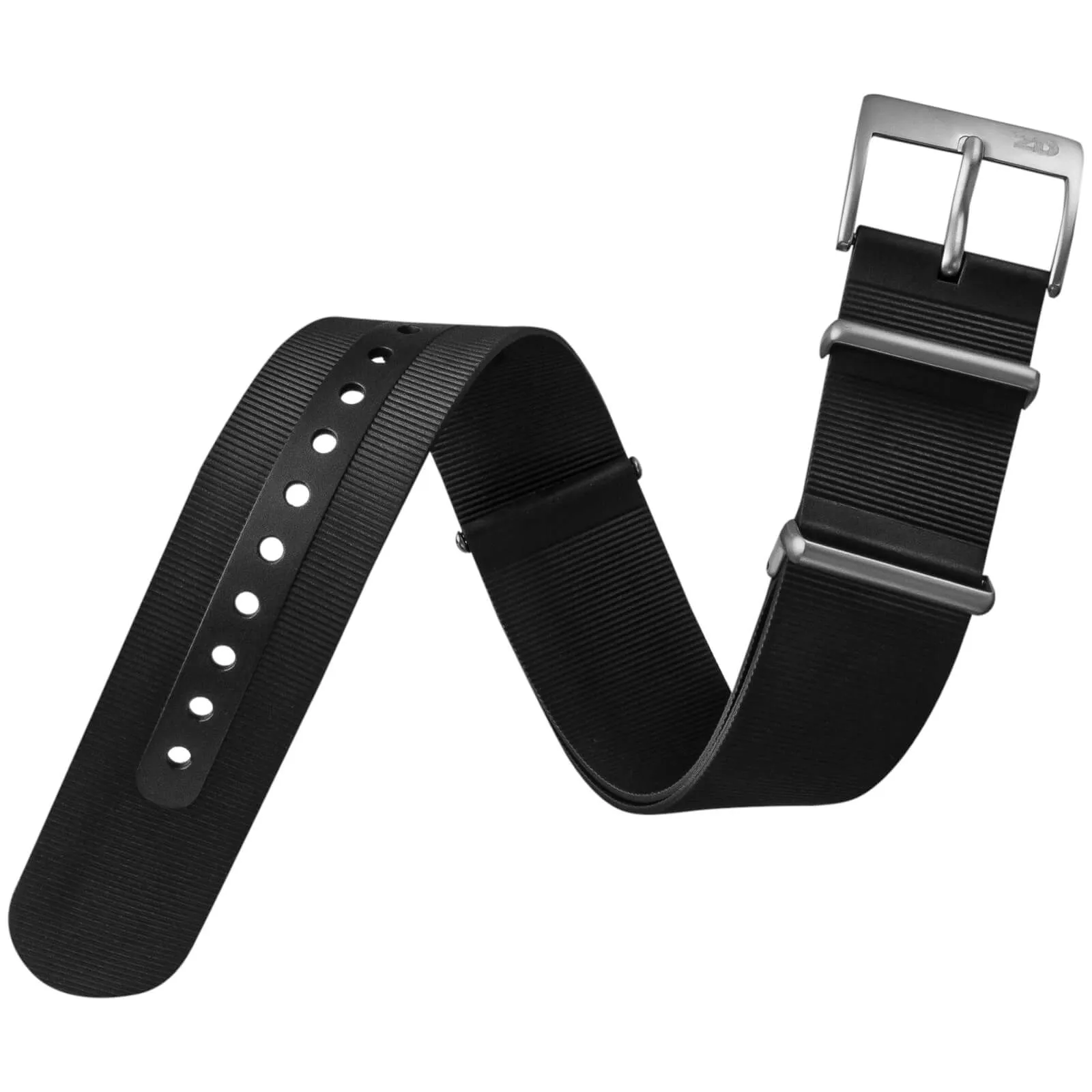 1973 British Military Watch Strap: 328 MARINE - Tactical Black