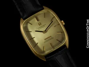 1974 Omega Constellation Chronometer Vintage Mens Watch - 18K Gold Plated and Stainless Steel