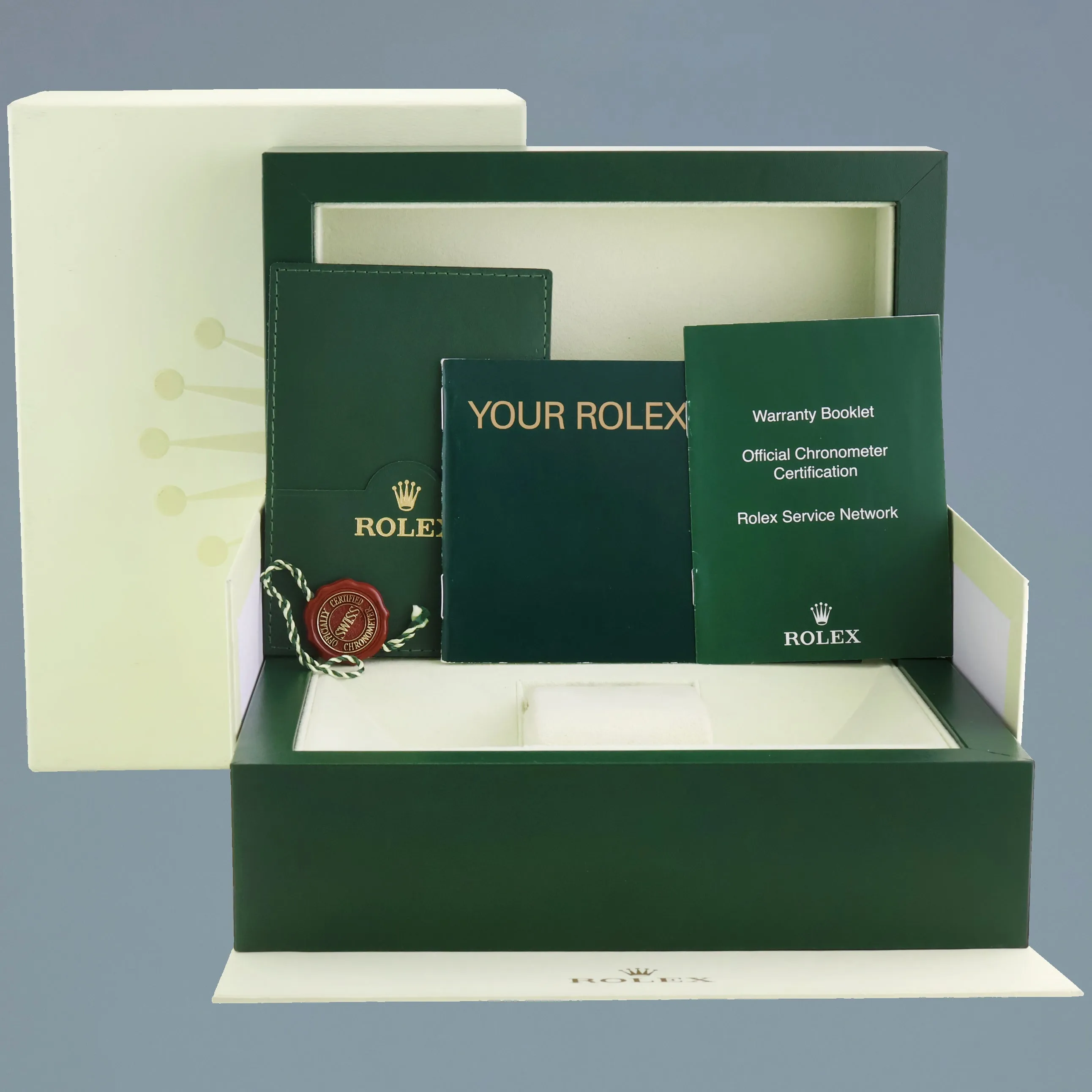 2001 MINT Rolex President Day Date 36mm Silver Diamond 118239 White Gold Watch Box