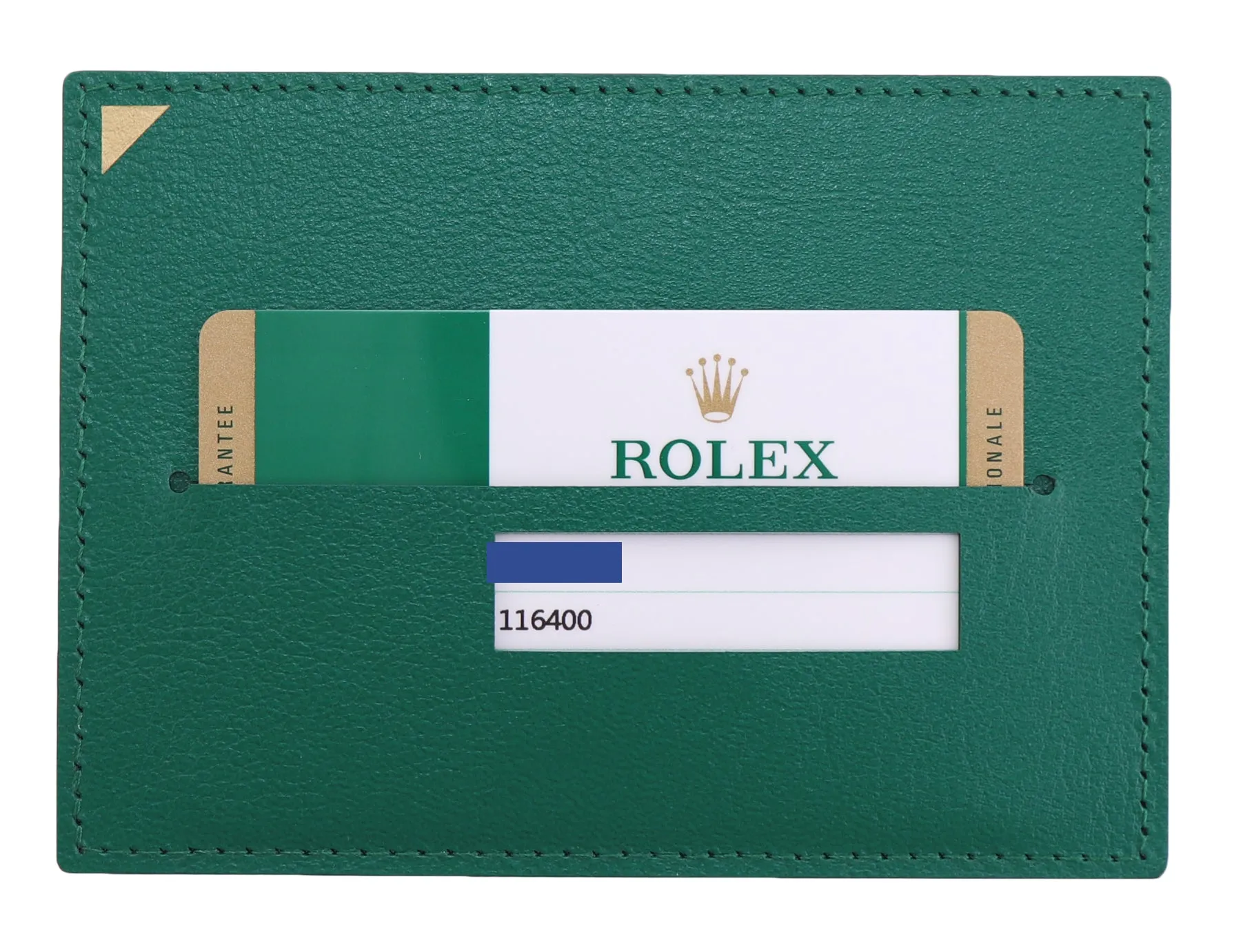 2014 MINT PAPERS Rolex Milgauss 116400 Orange White Steel Anti-Magnetic Watch Box
