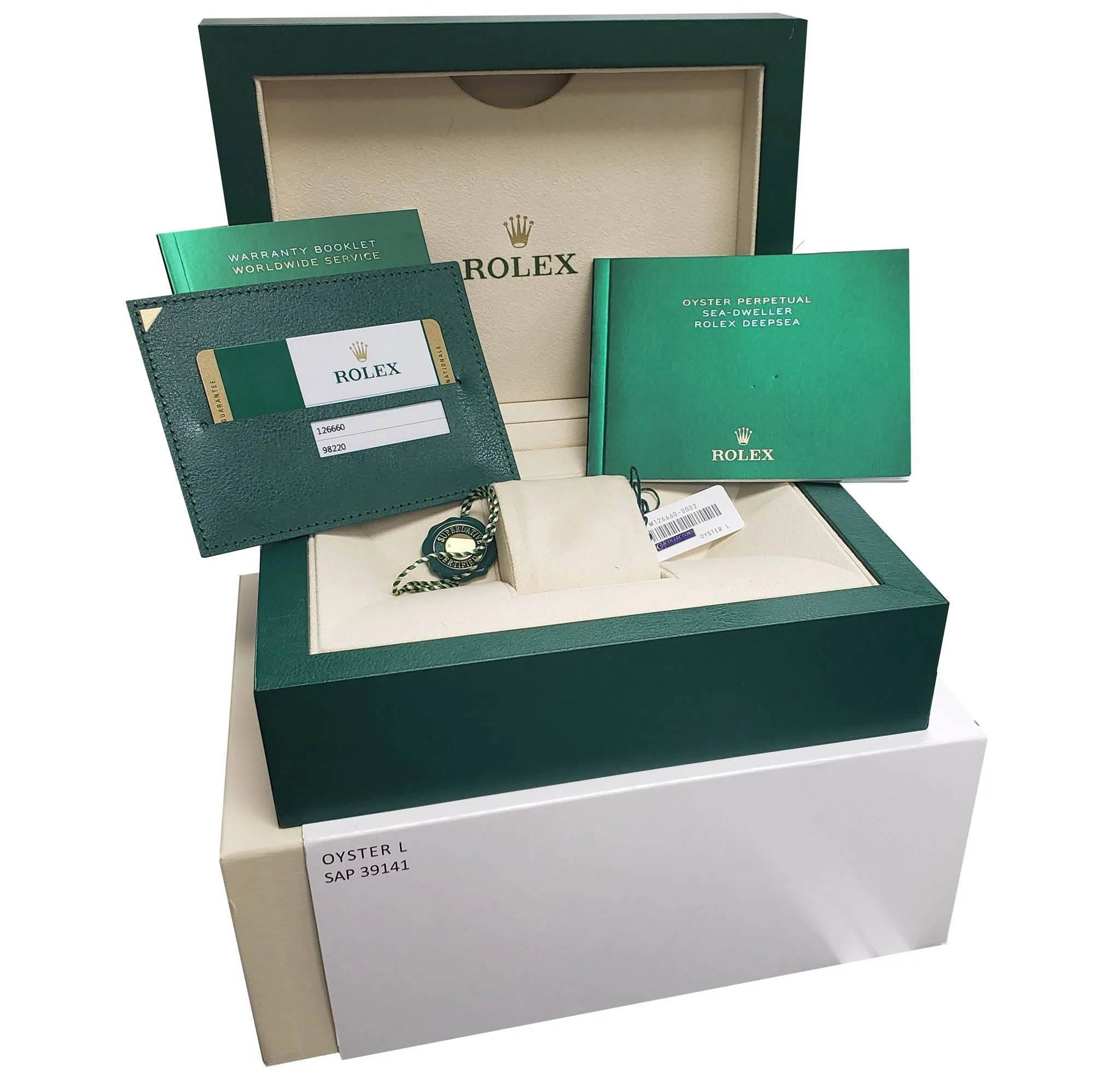 2018 NOS NEW Rolex Sea-Dweller Deepsea James Cameron Blue 44mm Dive Watch 126660