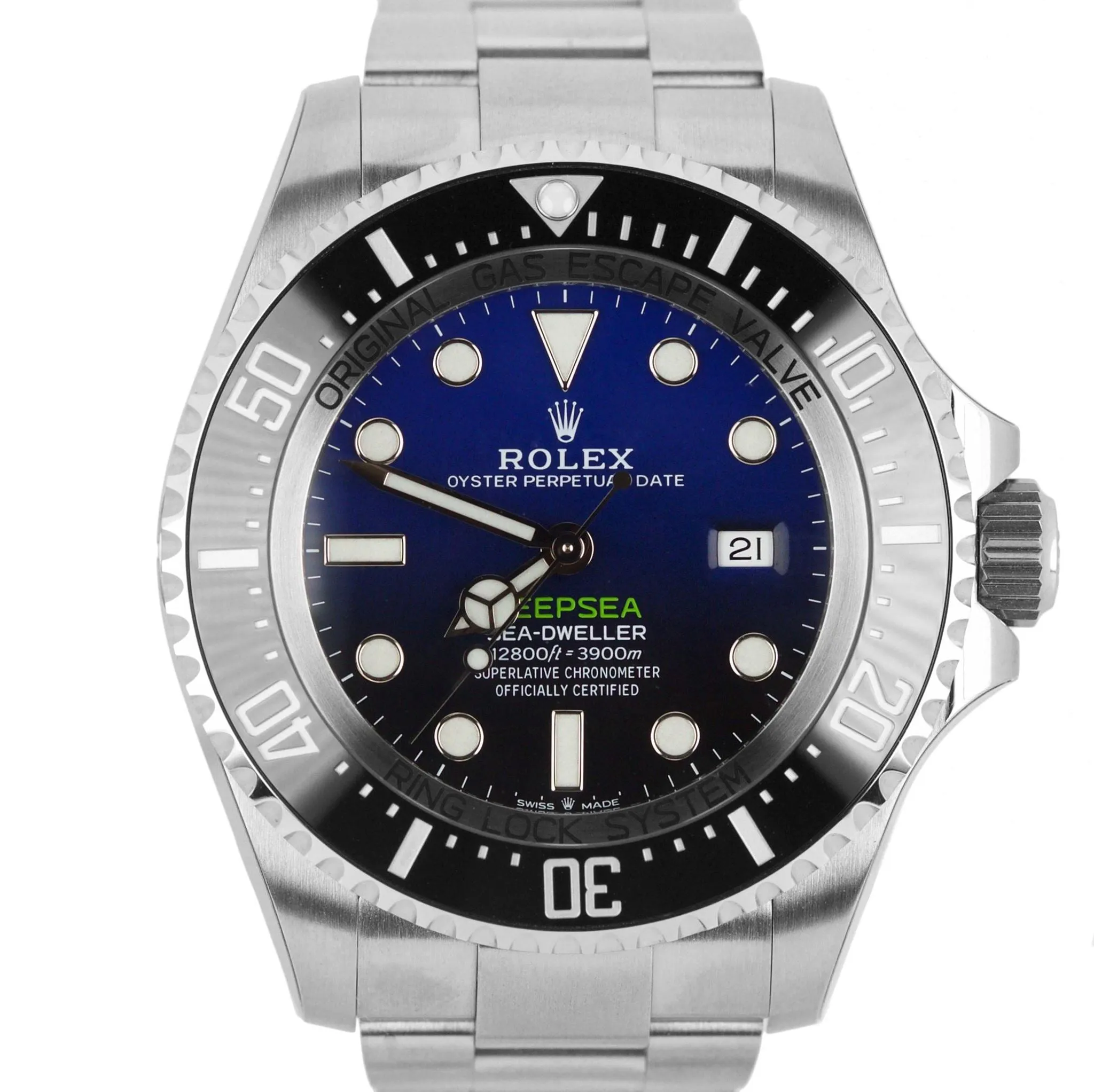 2018 NOS NEW Rolex Sea-Dweller Deepsea James Cameron Blue 44mm Dive Watch 126660