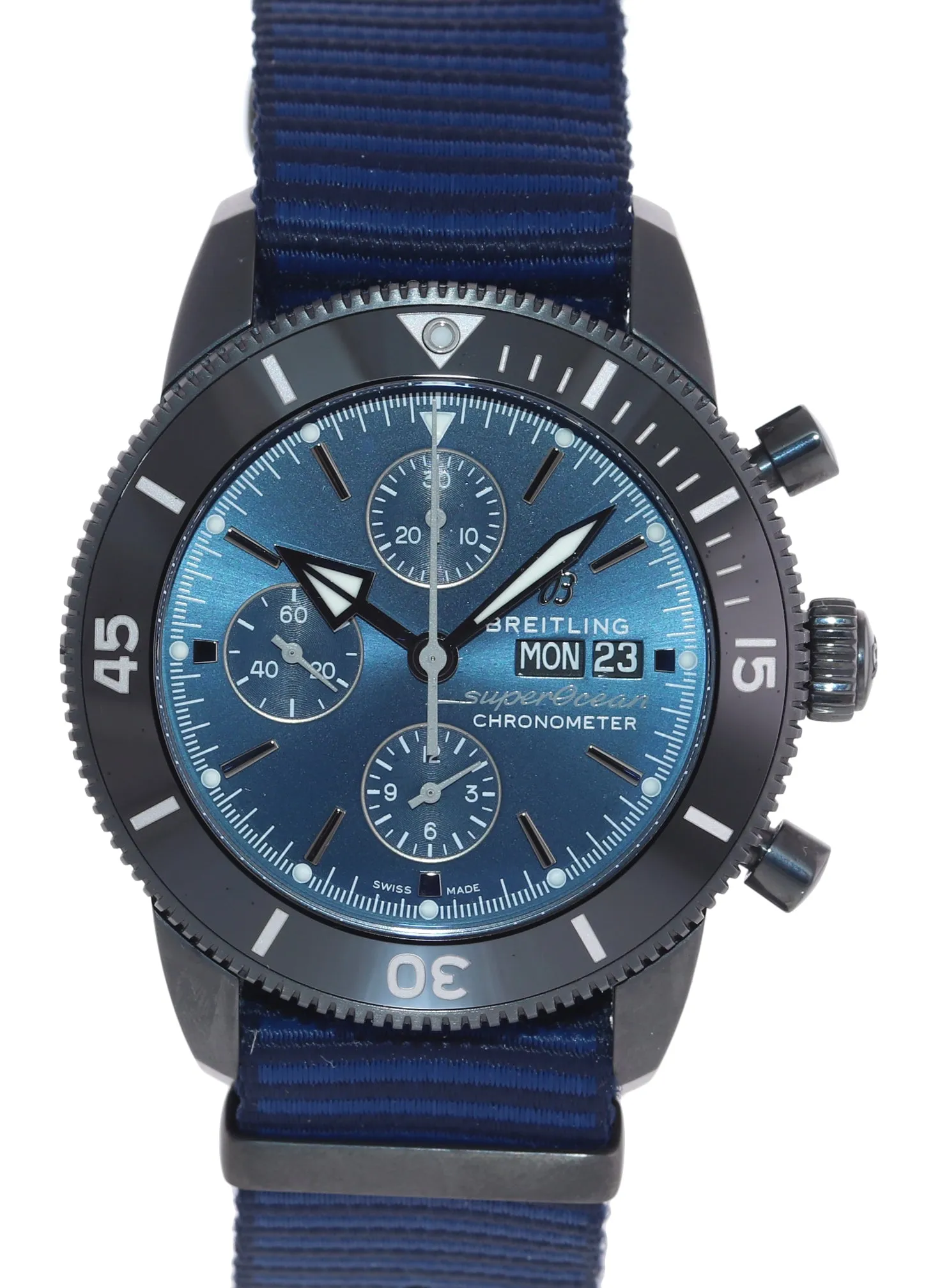 2020 PAPERS Breitling Super Ocean Heritage II 44 Outerknown M13313 Chrono Watch