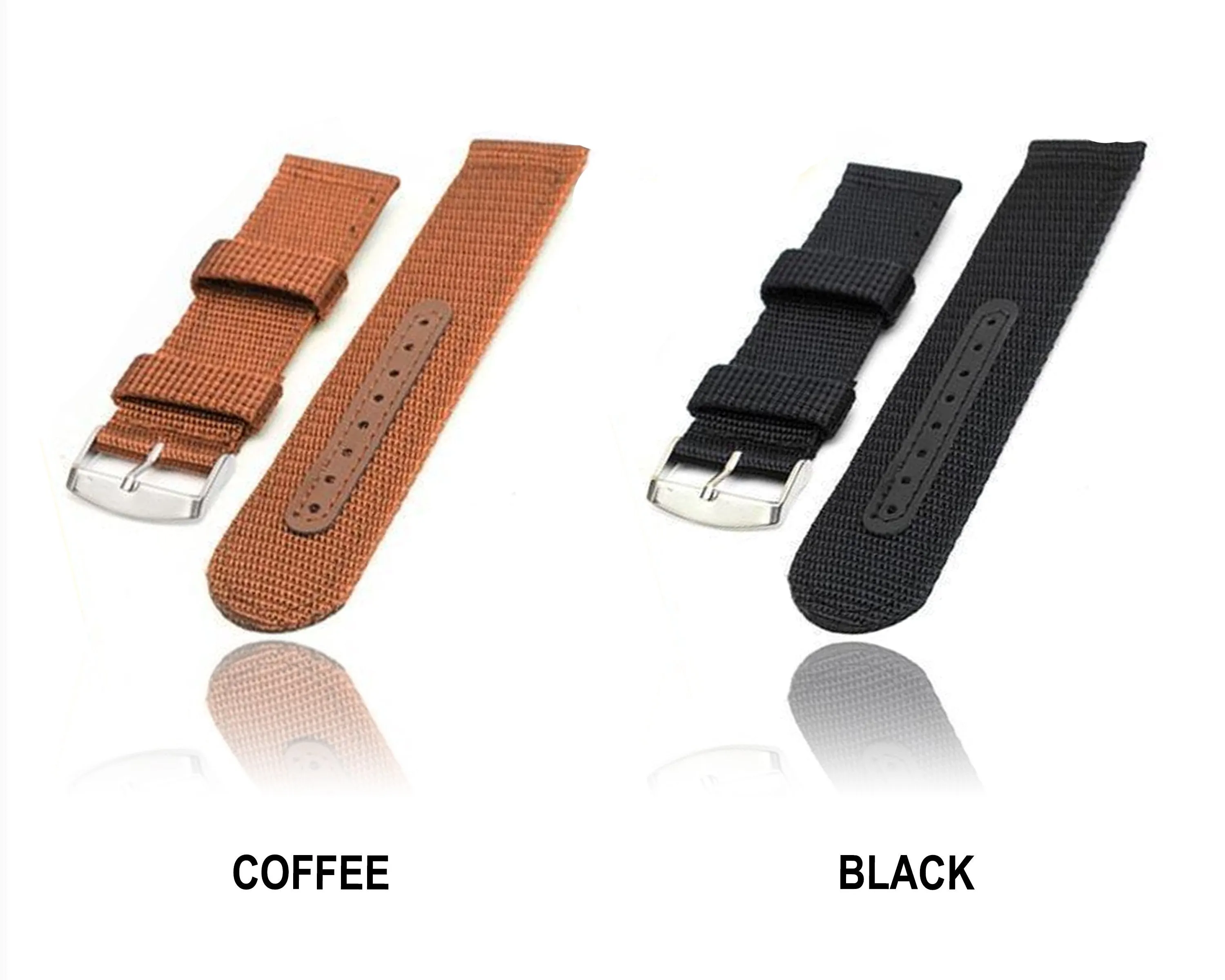 2020 Watch Band Military Army Nylon Fabric Canva Wrist Watch Band Strap 18/20/22/24mm 4Color women's watches Accessories*|Watchbands|Unisex