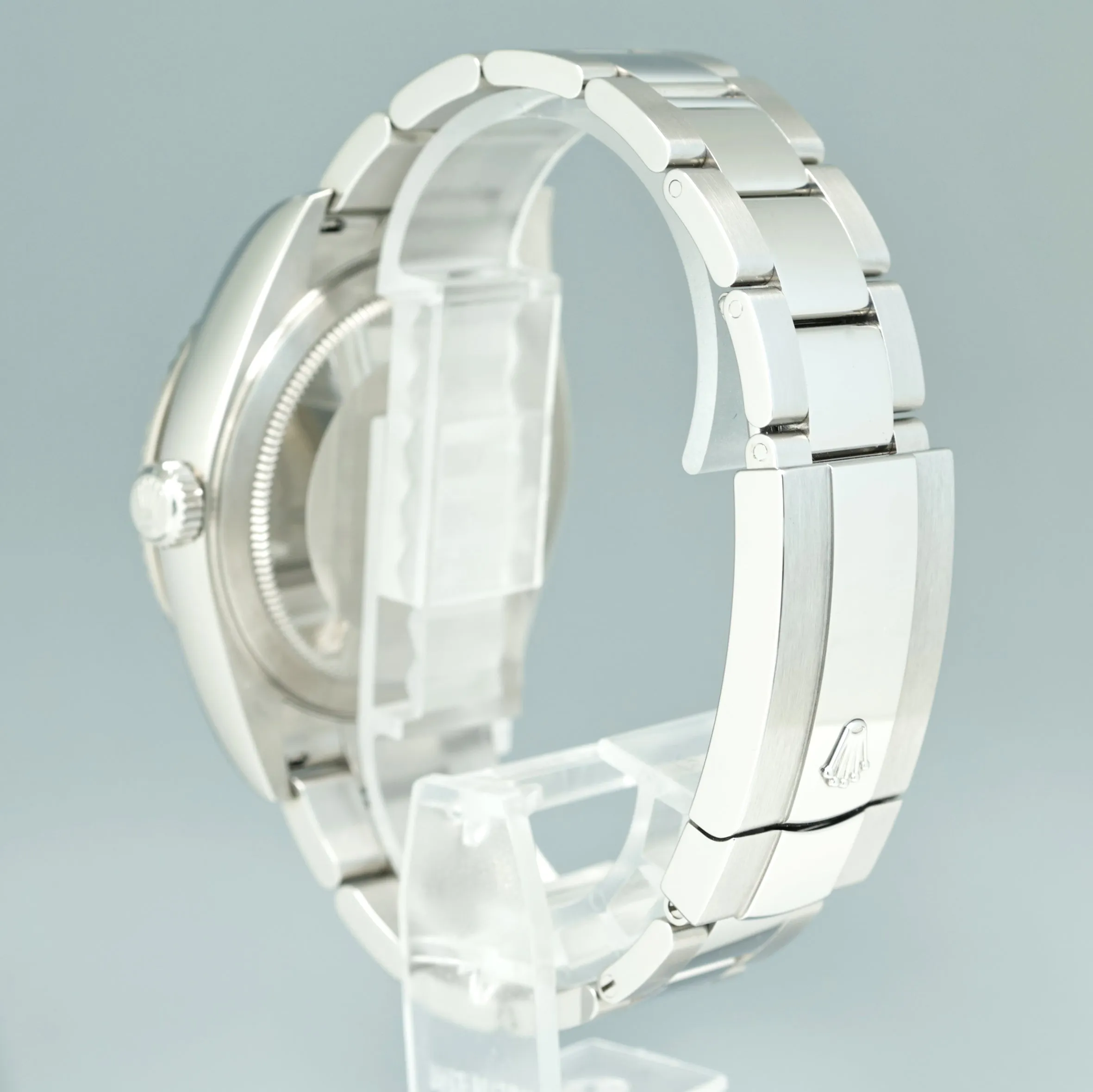 2022 NEW PAPERS Rolex Sky-Dweller Steel White Oyster Fluted 42mm 326934 Watch Box