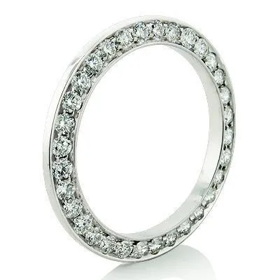 2.25 Carats Mined Diamond Bezel To Fit Rolex Date All Watch Models Custom