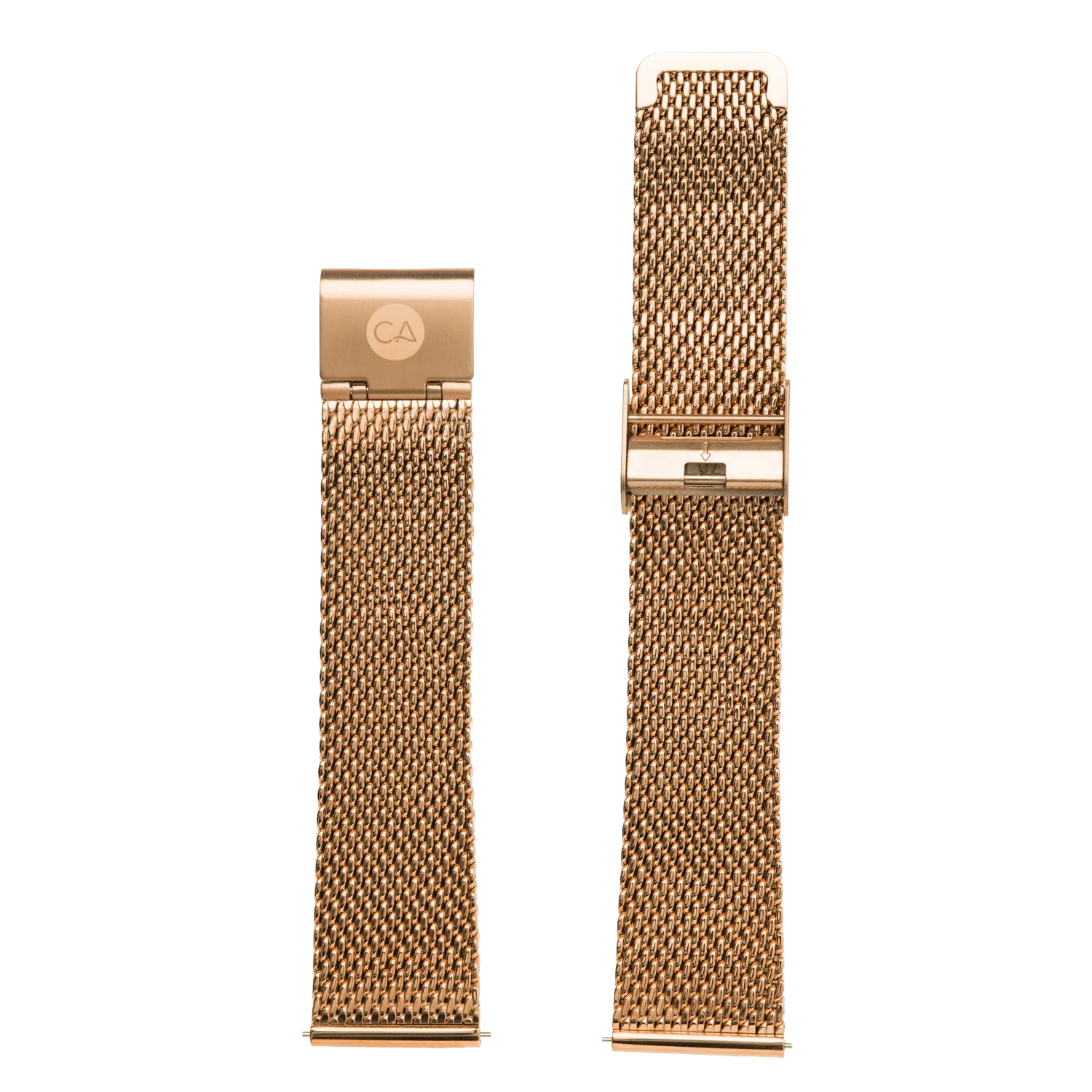 22mm Mesh Rose Gold
