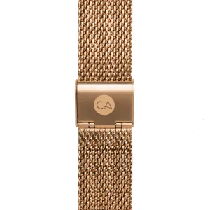 22mm Mesh Rose Gold