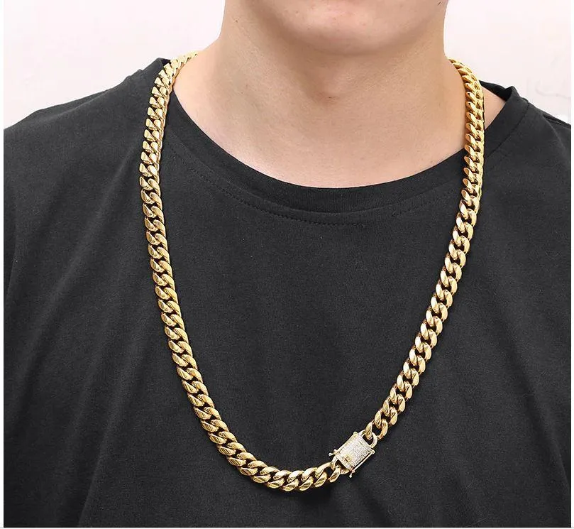 8 MM GOLD CUBAN CHAIN