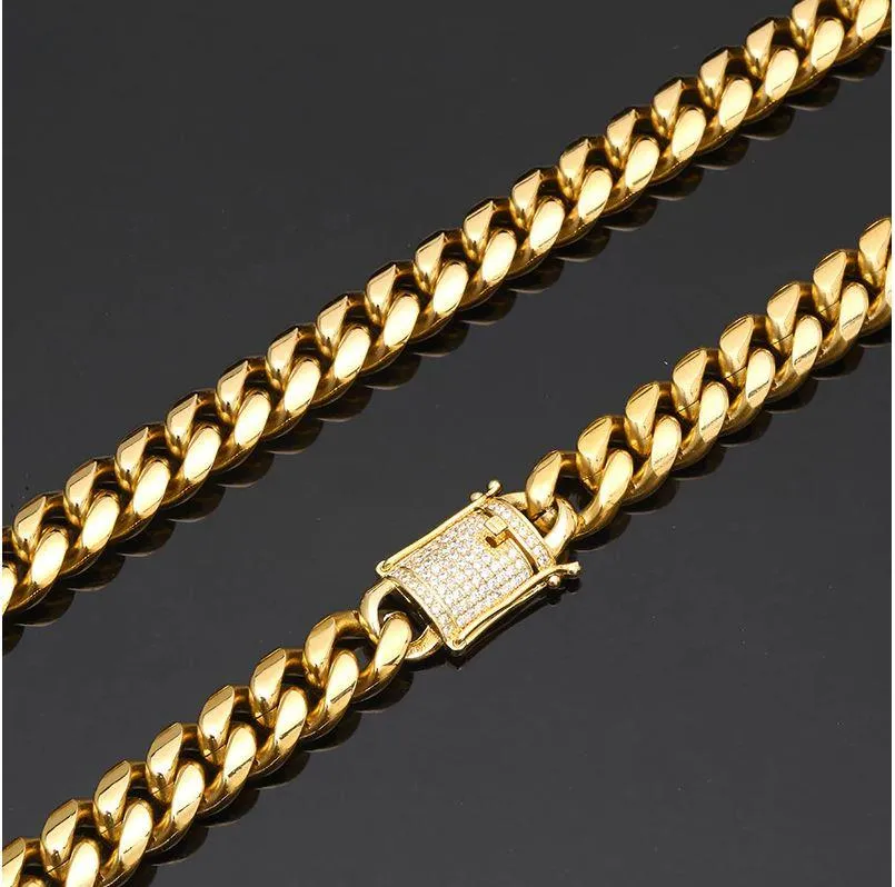 8 MM GOLD CUBAN CHAIN