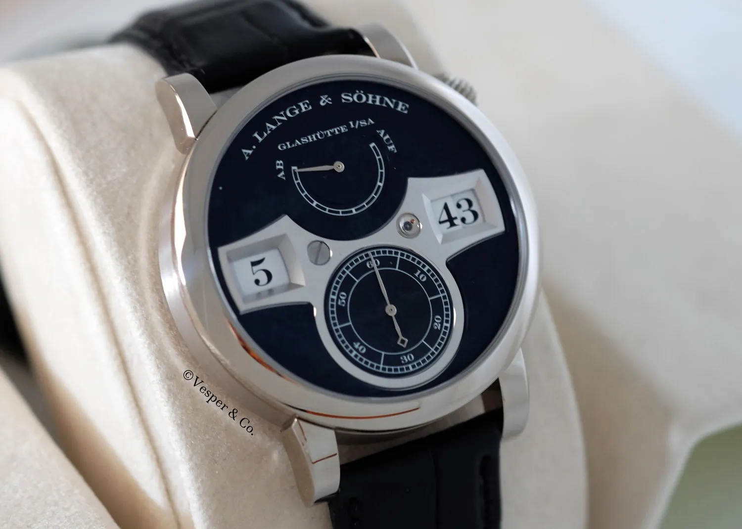 A. Lange & Söhne Zeitwerk in White Gold