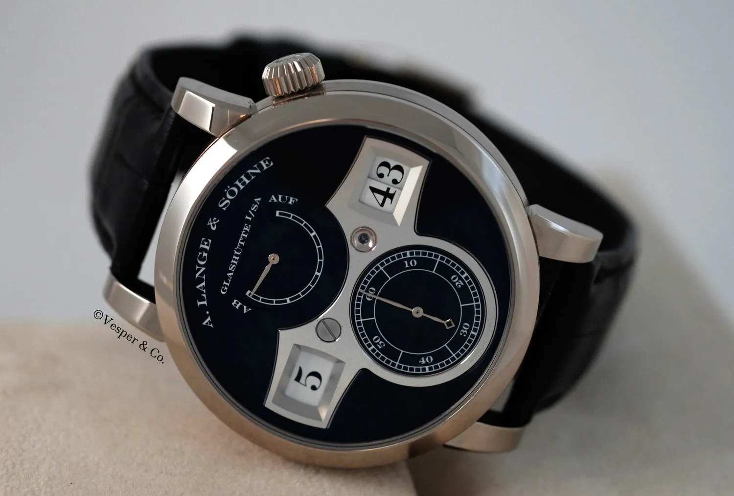 A. Lange & Söhne Zeitwerk in White Gold