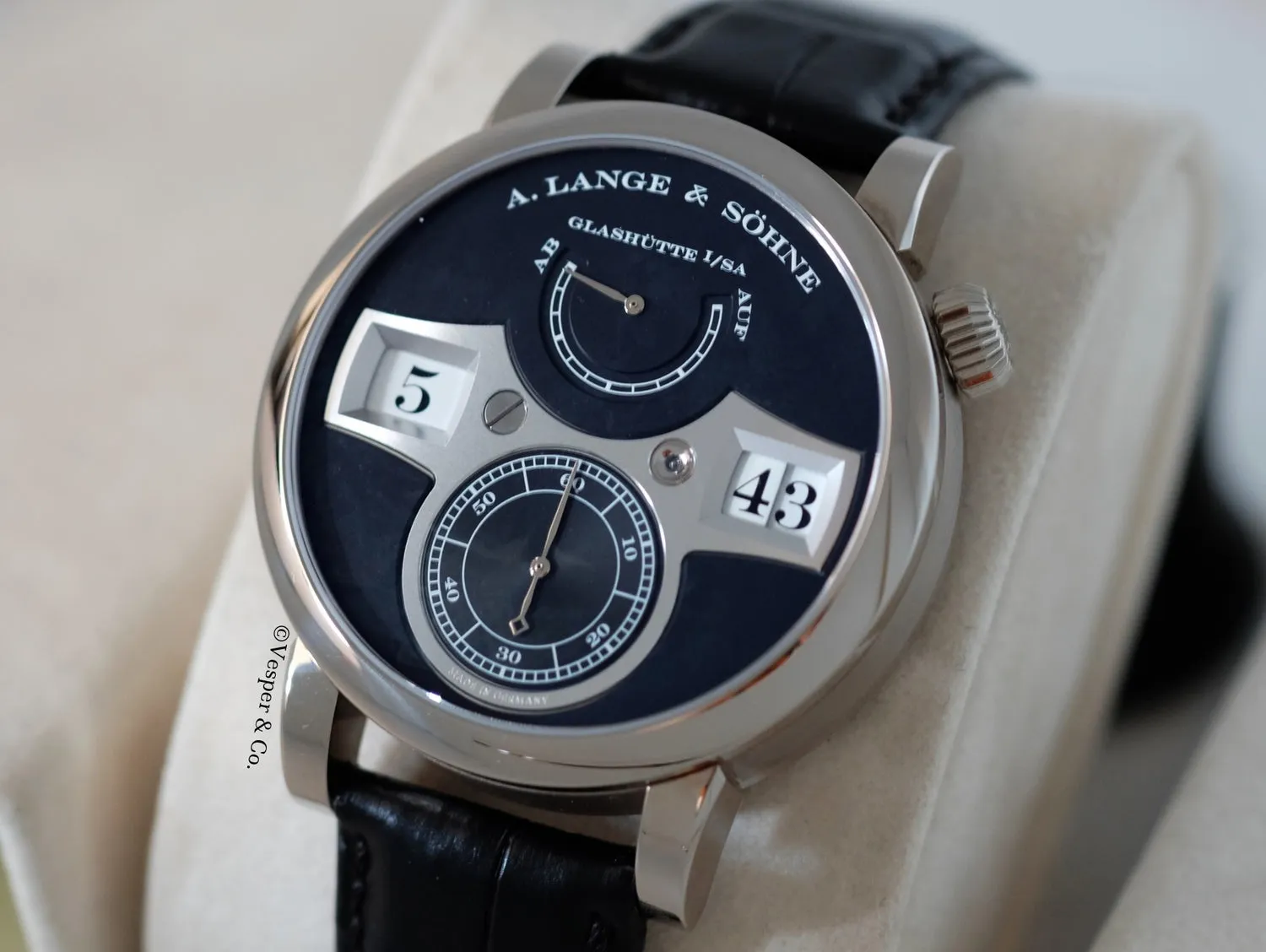 A. Lange & Söhne Zeitwerk in White Gold