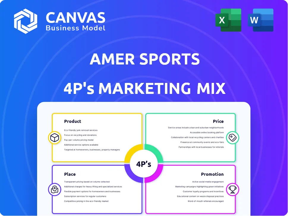 AMER SPORTS MARKETING MIX