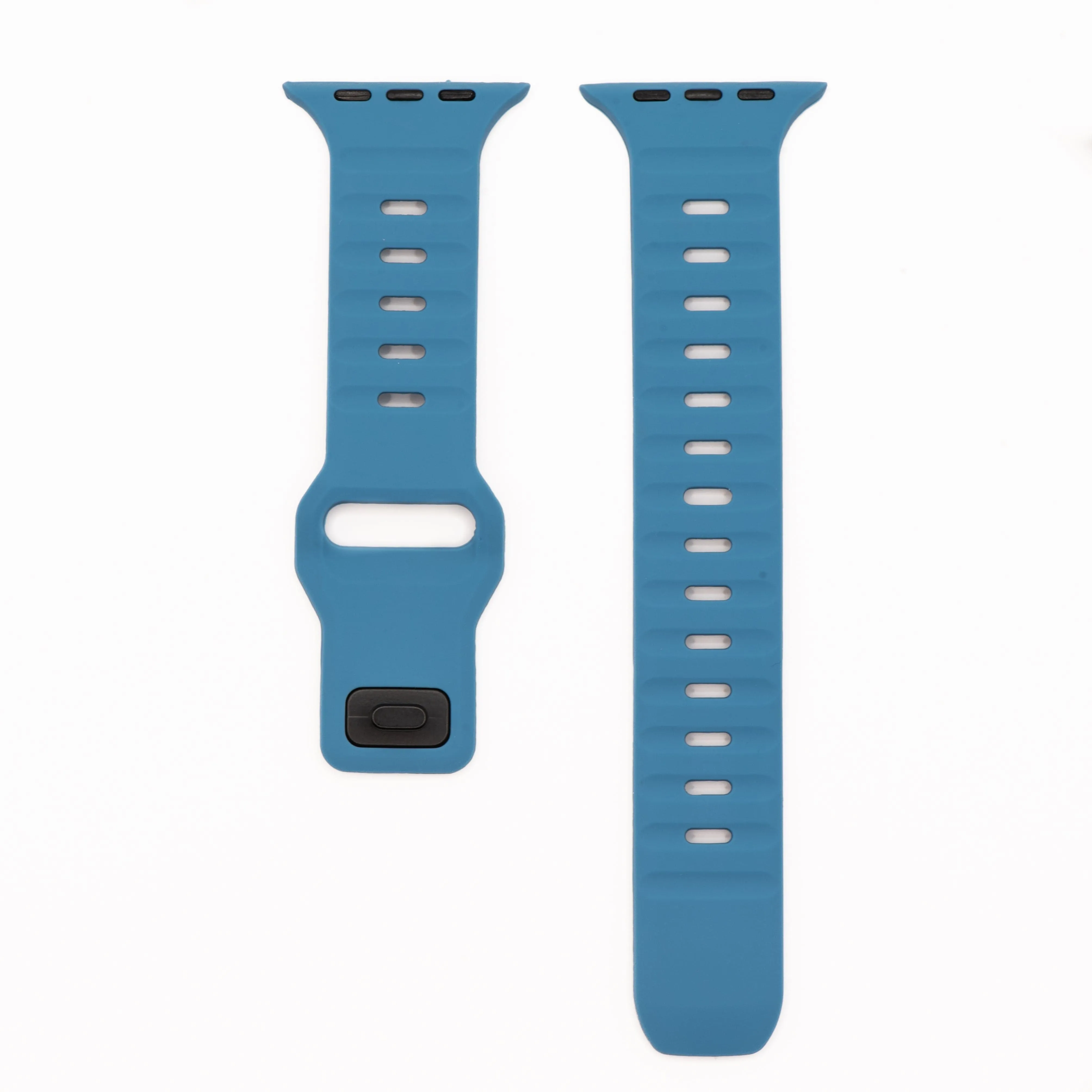 Apple Band - Silicone Groove - Blue