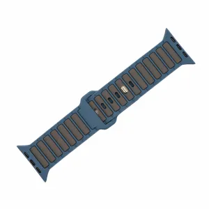 Apple Band - Silicone Ripple - Slate & Gray