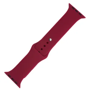 Apple Band Silicone Solid - Apple Red