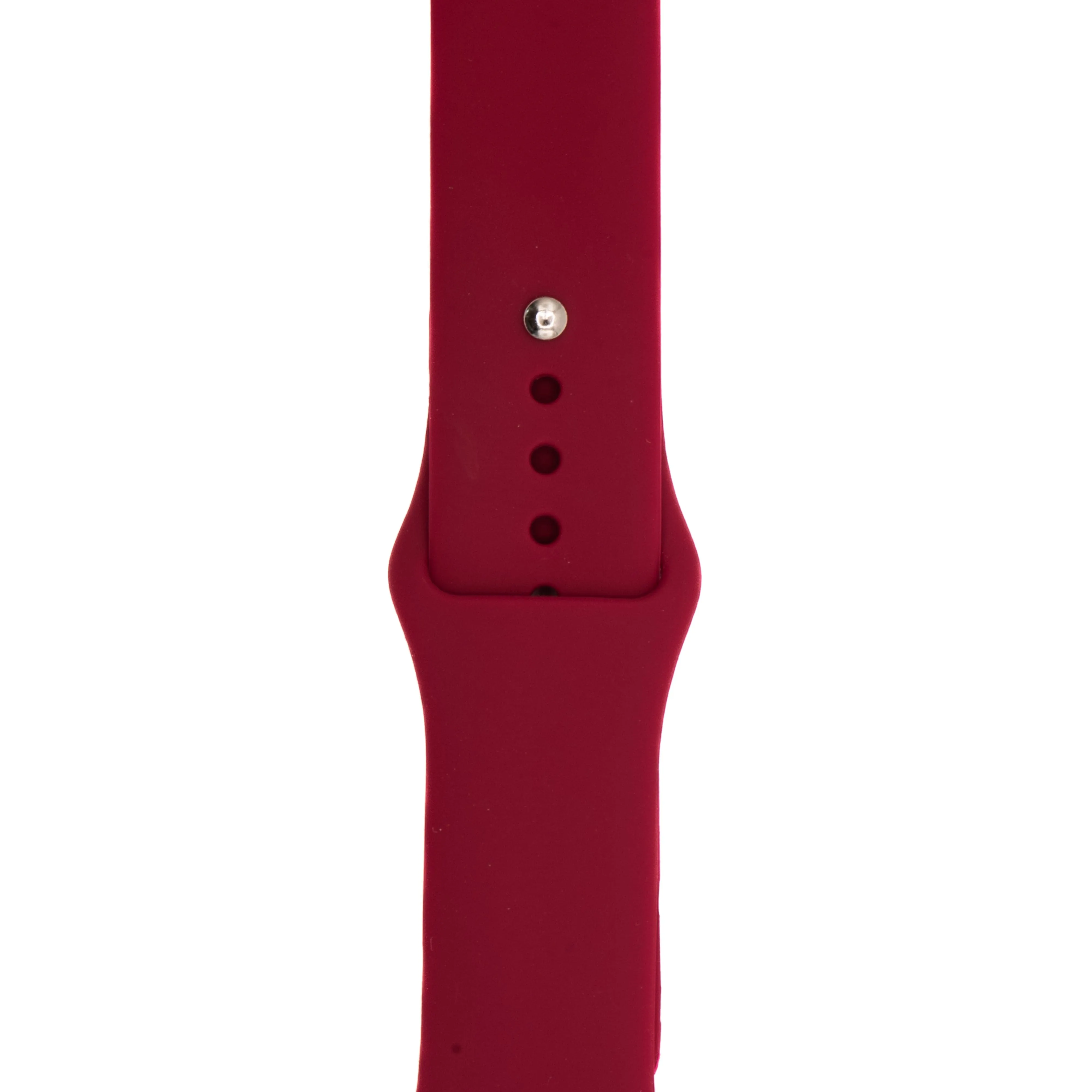 Apple Band Silicone Solid - Apple Red