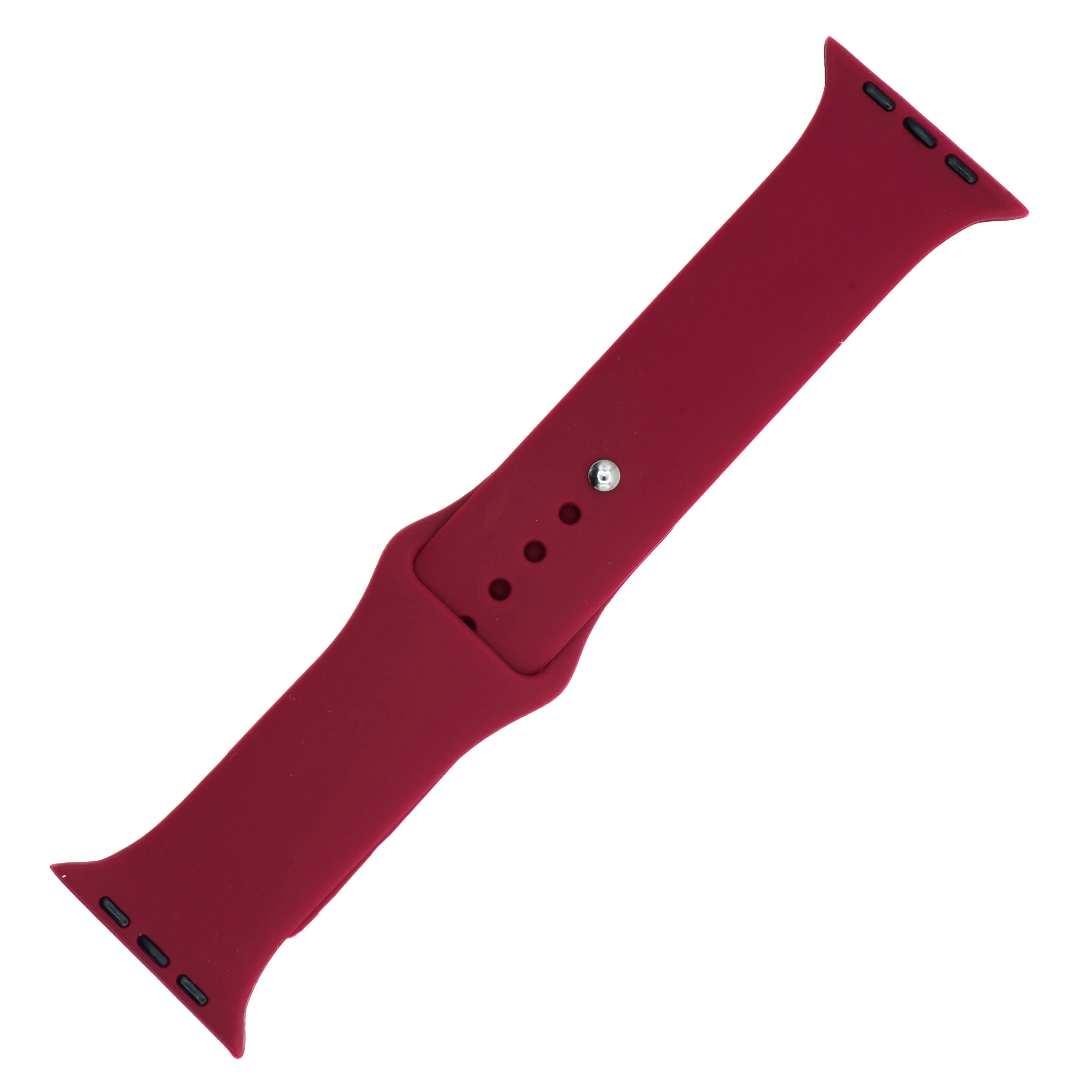 Apple Band Silicone Solid - Apple Red