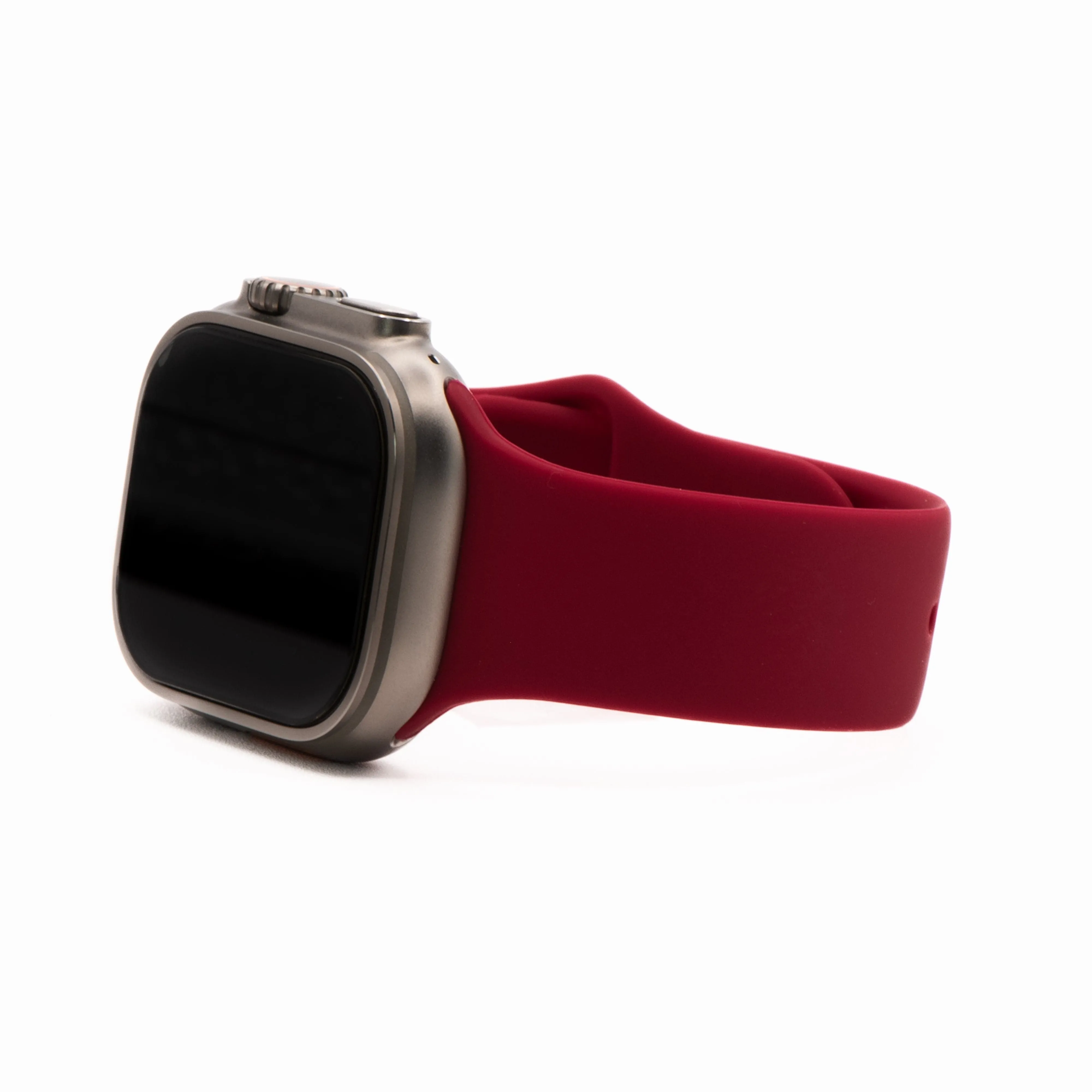 Apple Band Silicone Solid - Apple Red
