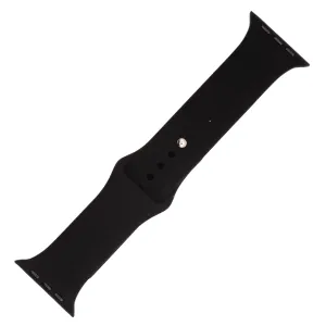 Apple Band Silicone Solid - Black Midnight