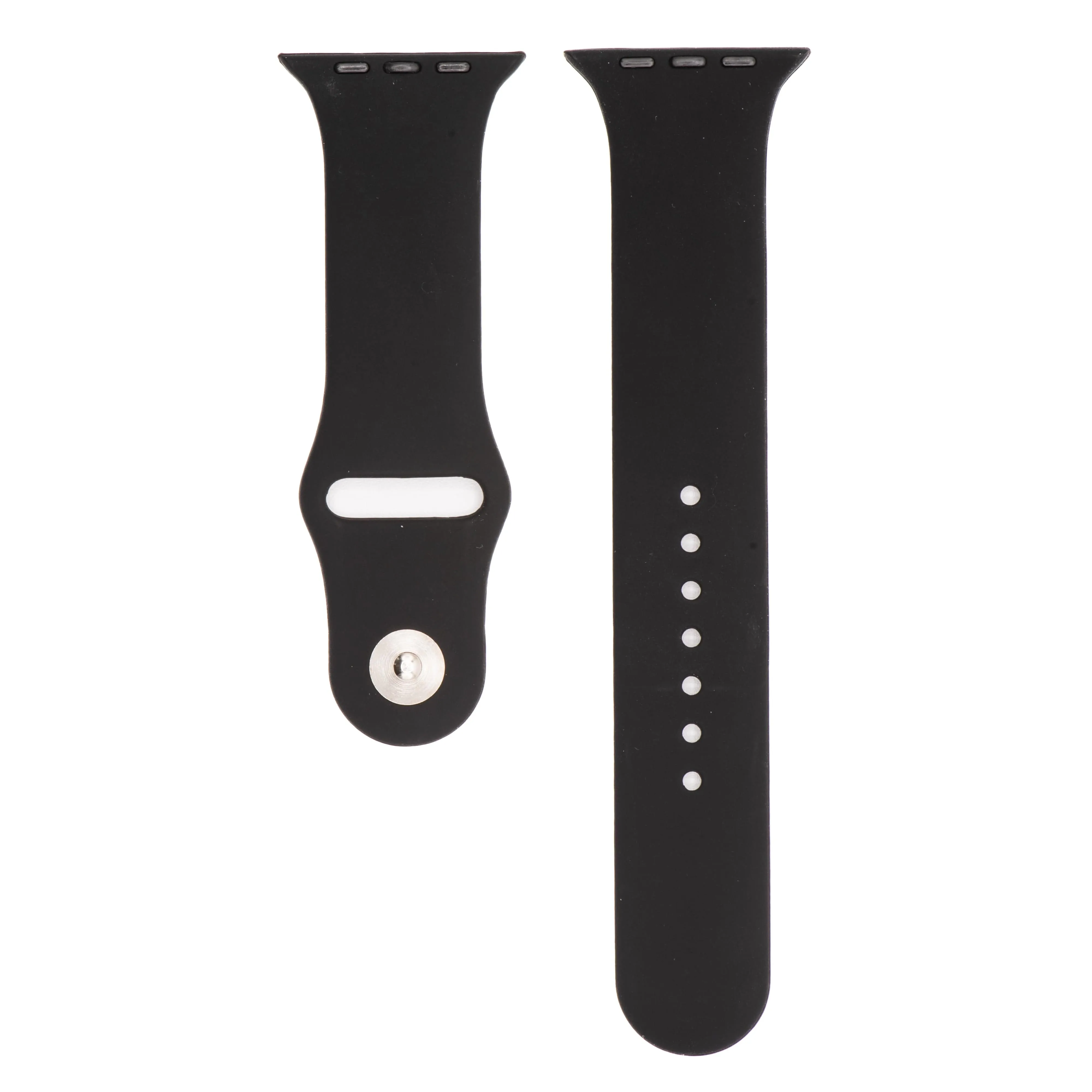 Apple Band Silicone Solid - Black Midnight