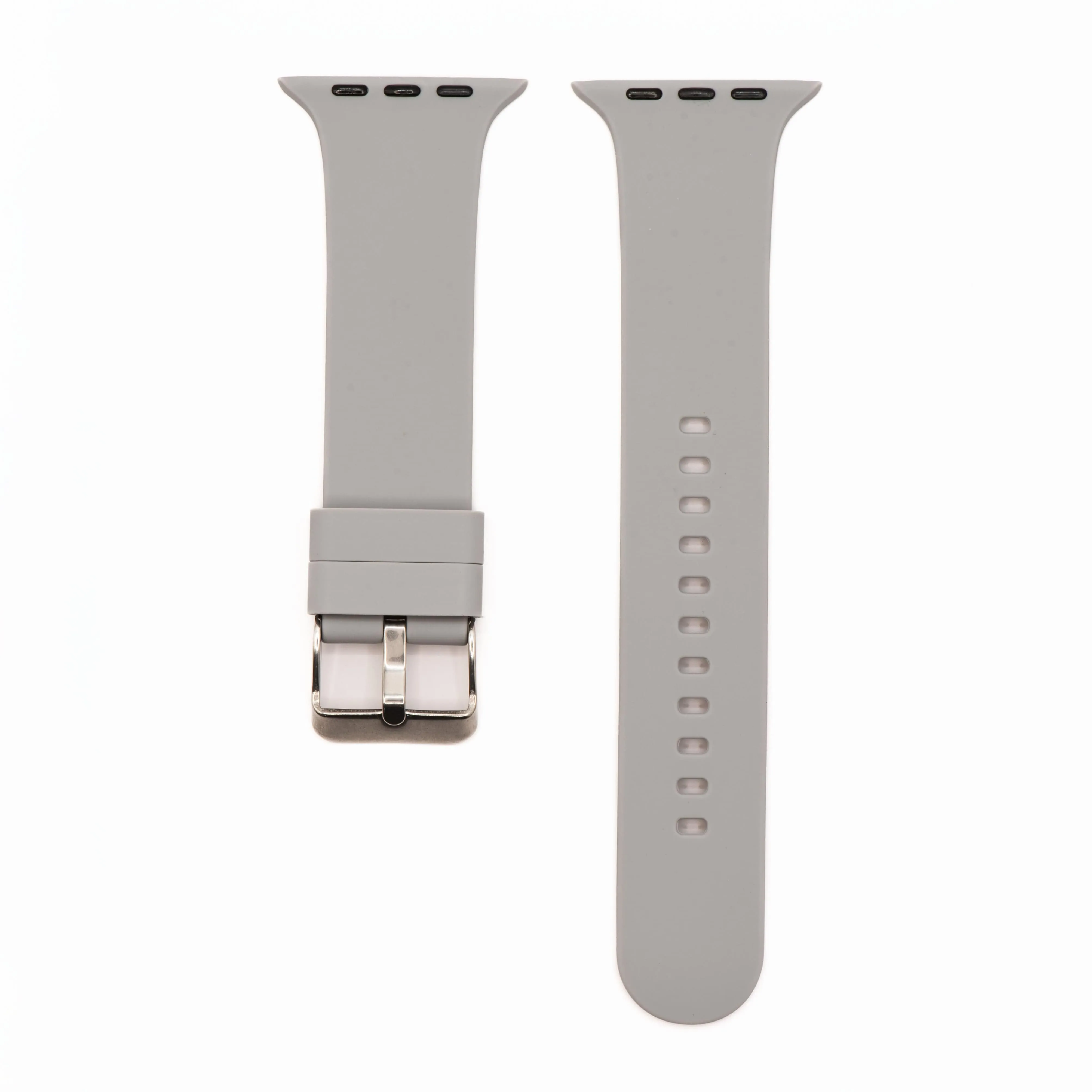 Apple Band - Silicone Solid Buckle - Gray