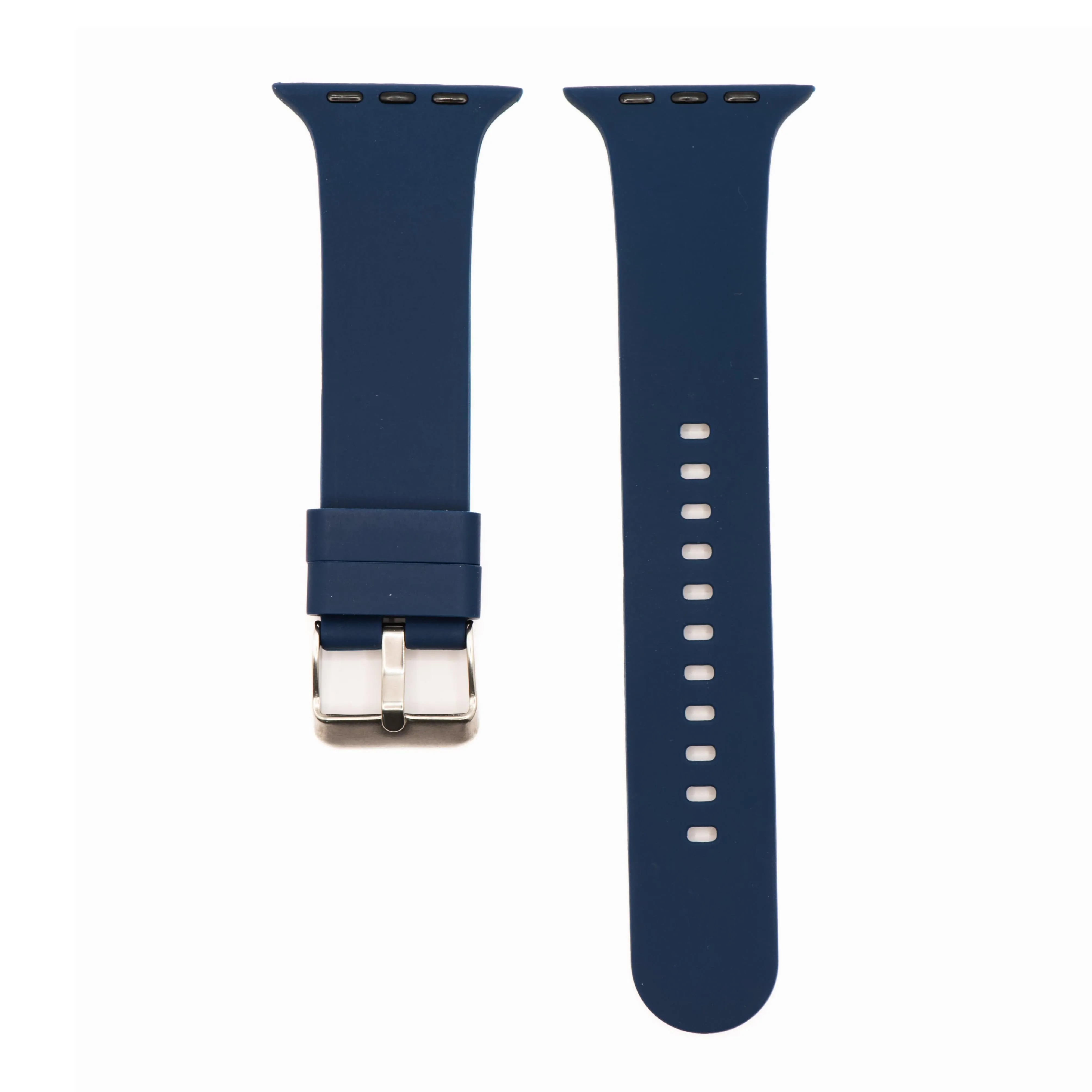 Apple Band - Silicone Solid Buckle - Navy