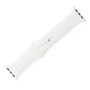 Apple Band Silicone Solid - Snow White
