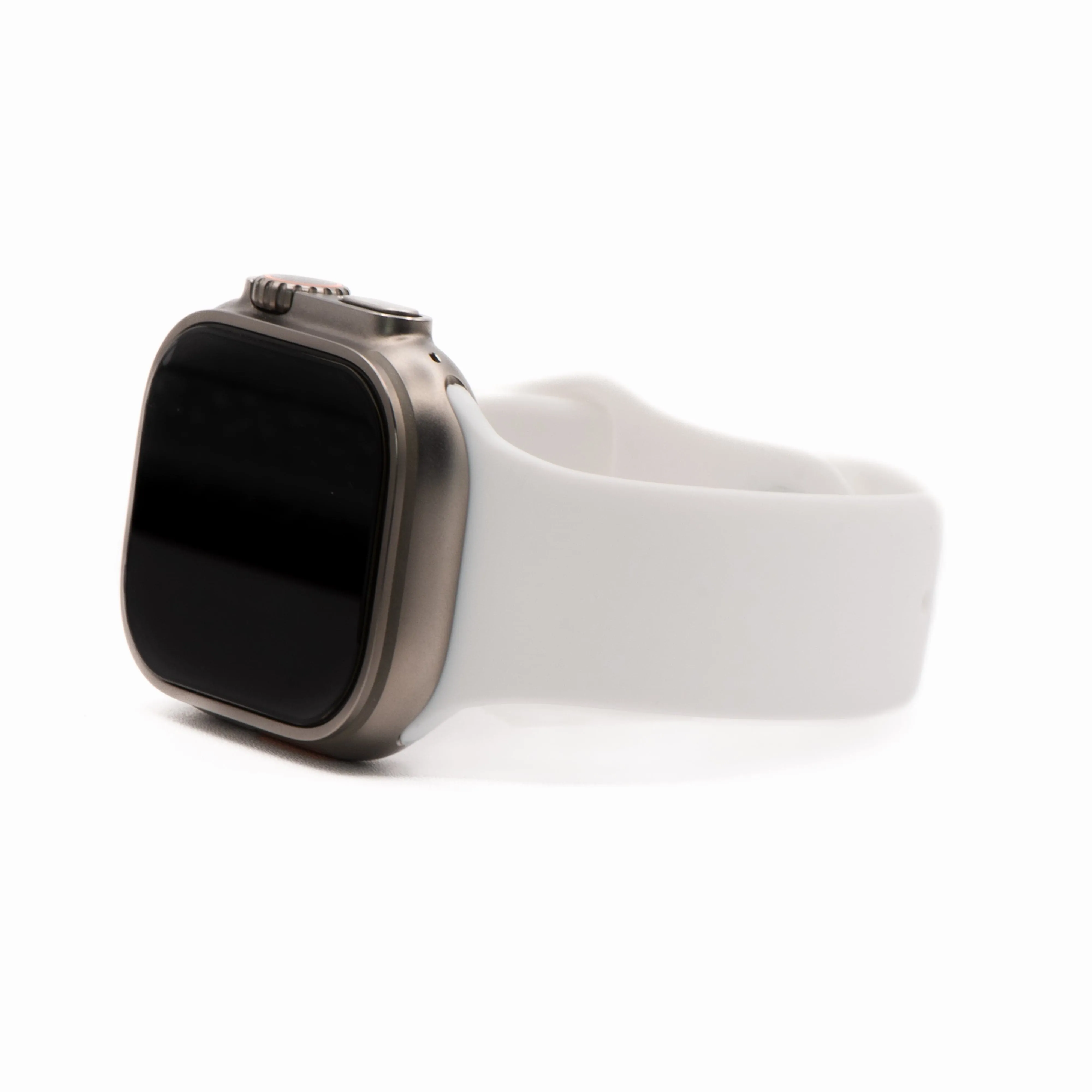 Apple Band Silicone Solid - Snow White