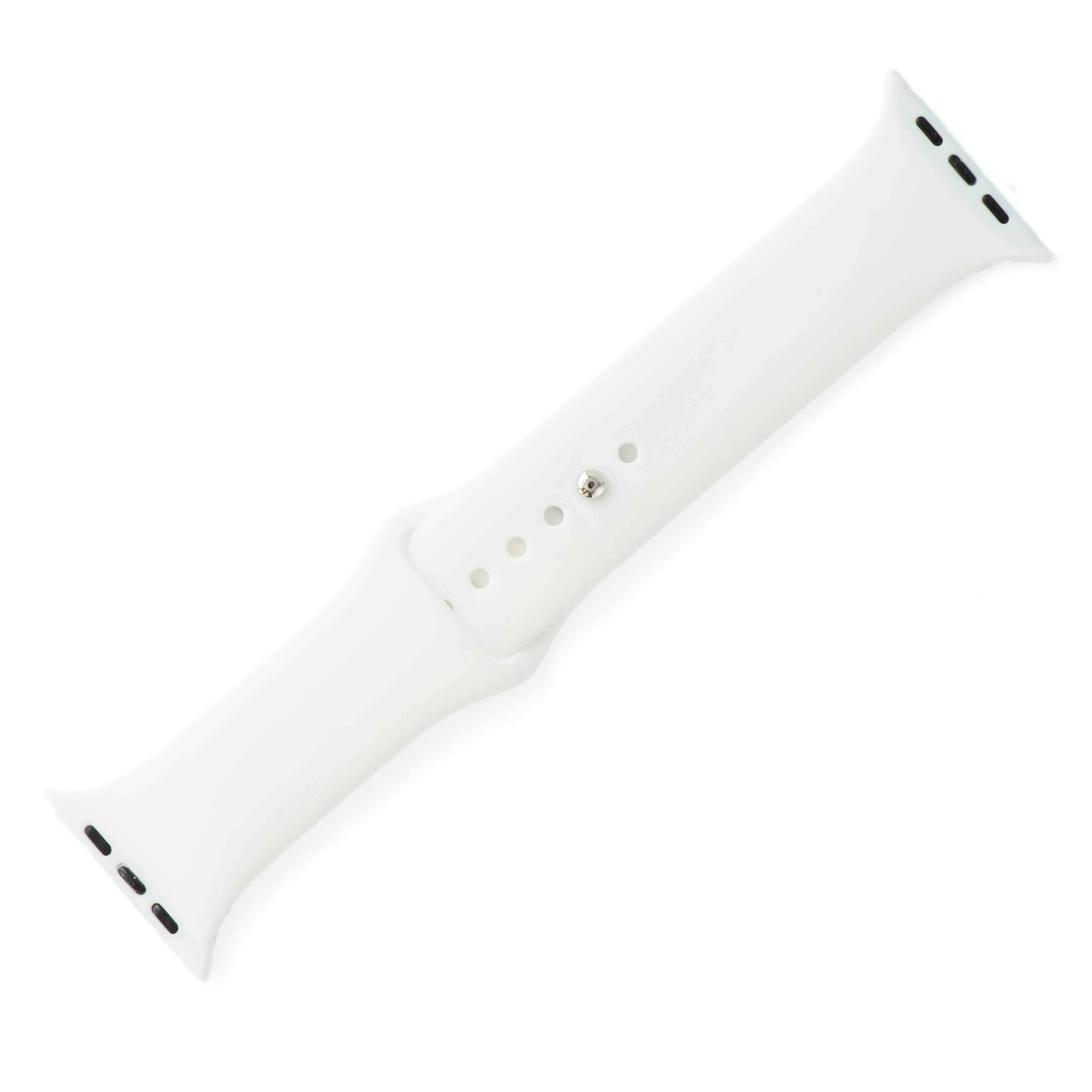 Apple Band Silicone Solid - Snow White