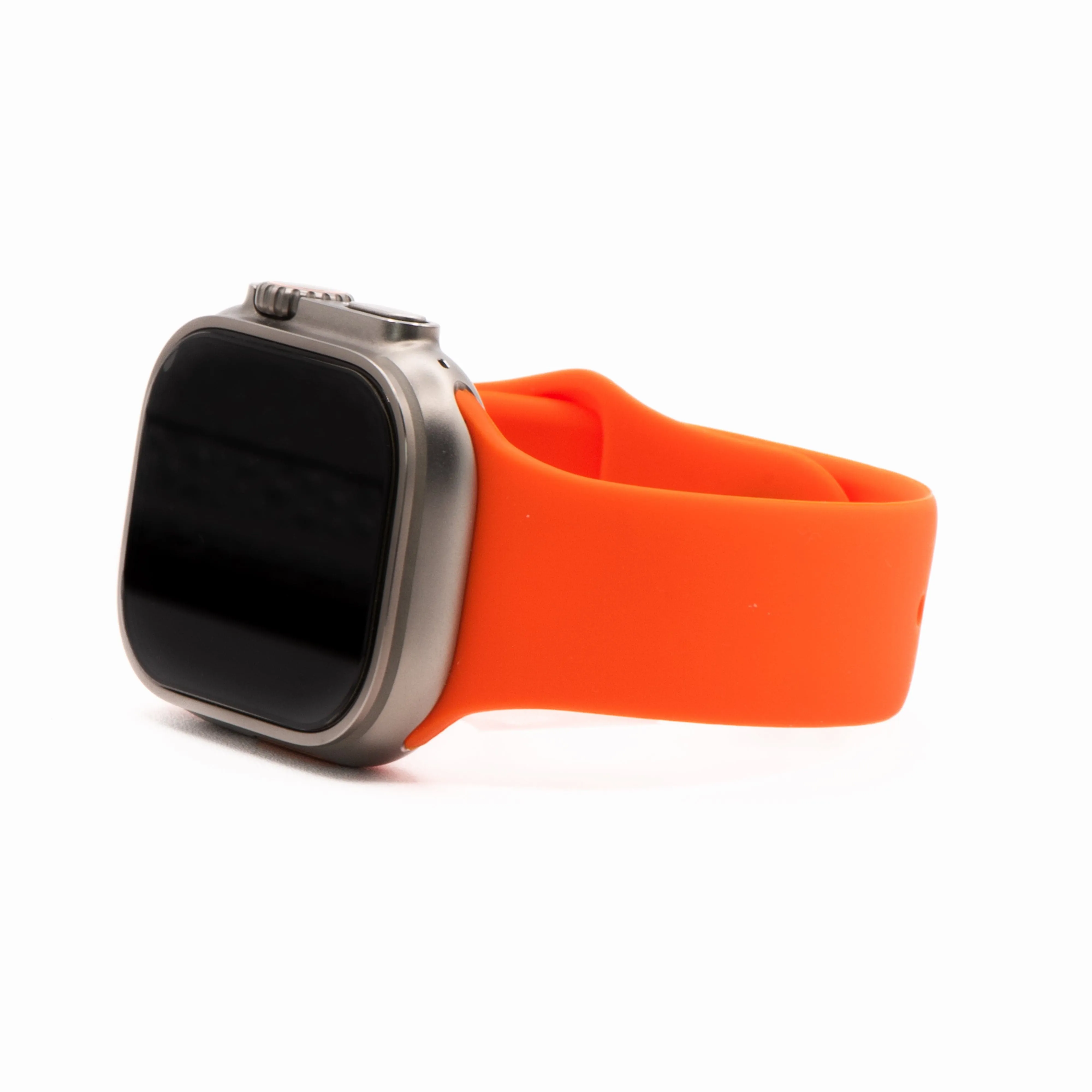 Apple Band Silicone Solid - Tangelo Orange