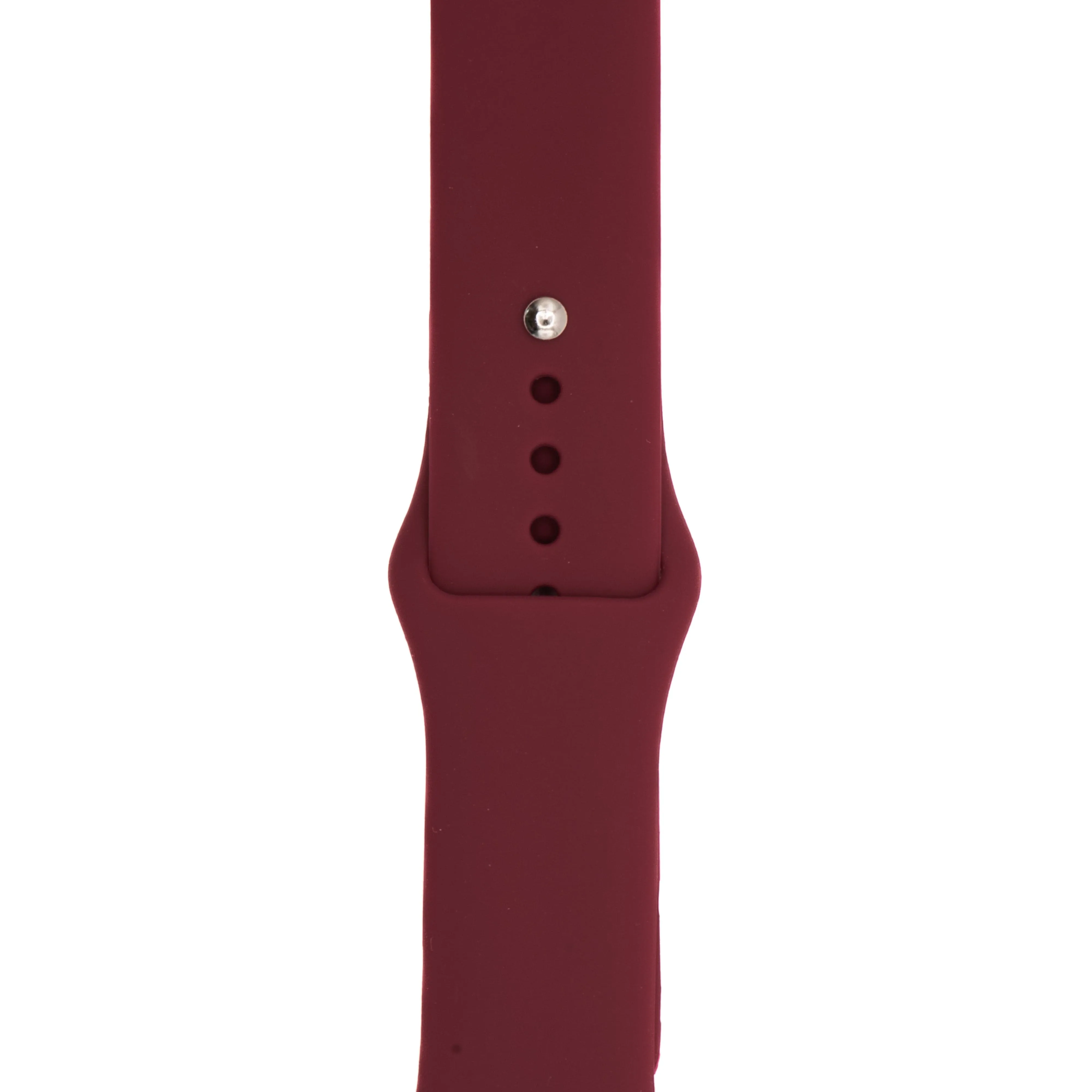 Apple Band Silicone Solid - Wine Red