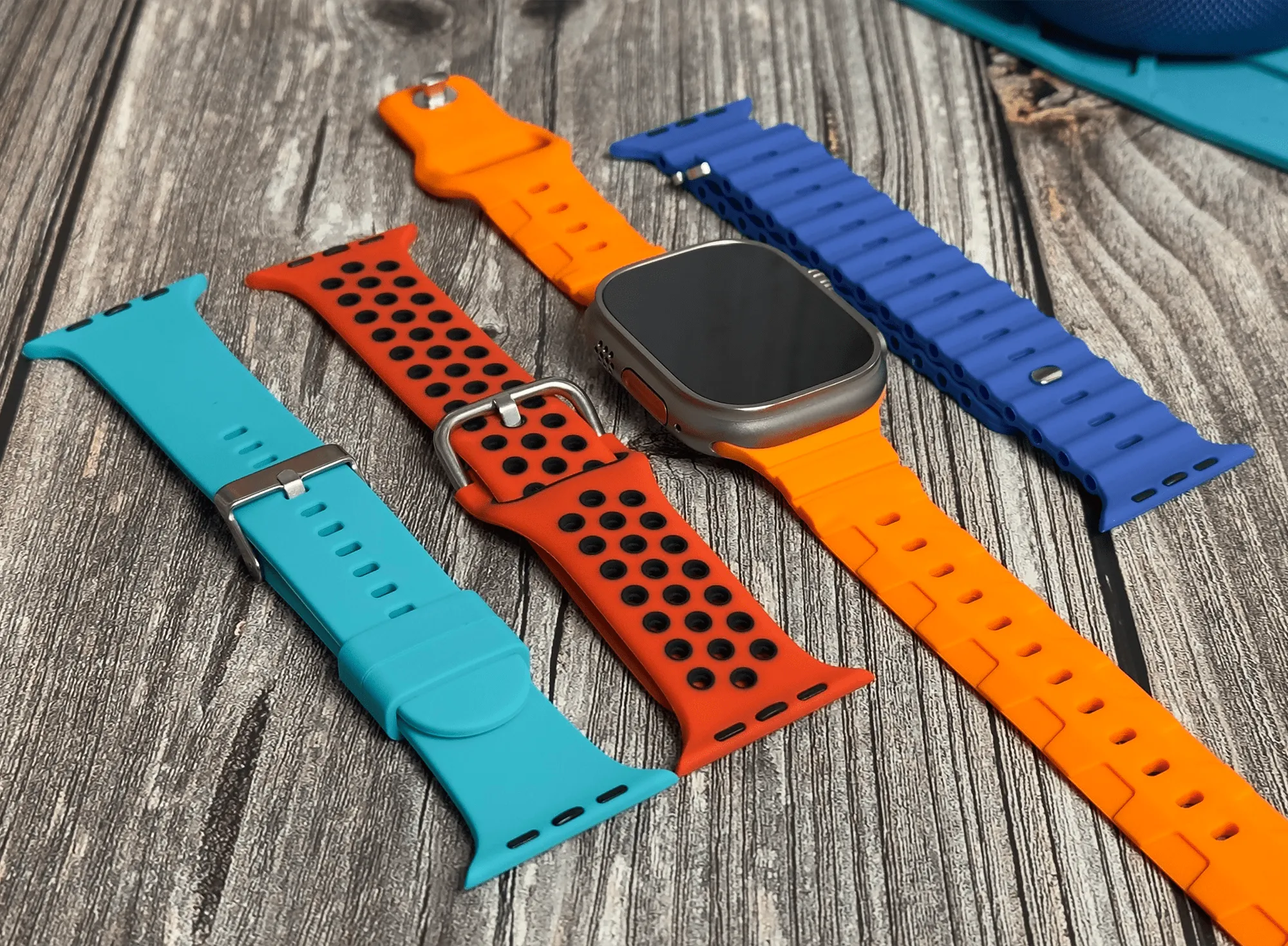 Apple Band - Silicone Vibrant Essentials - 4 Pack Bundle