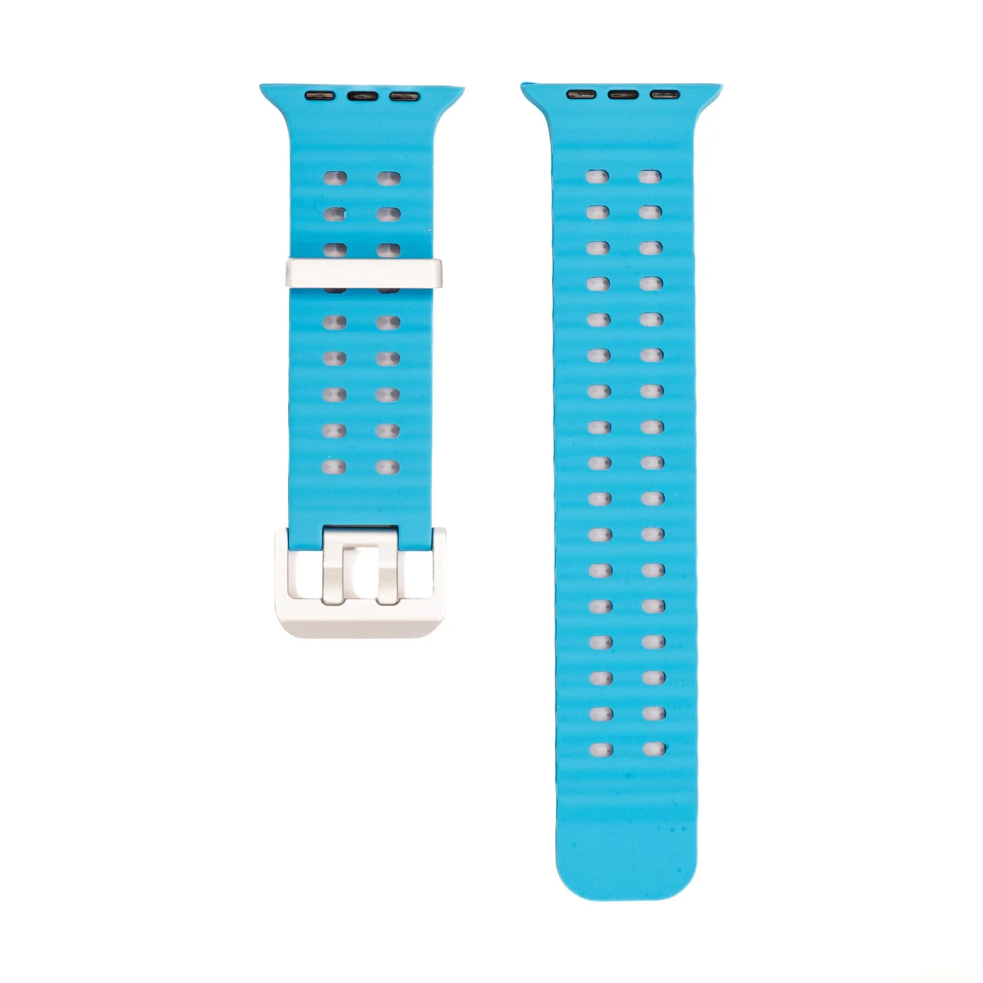 Apple Band - Silicone Wave - BluShark Blue