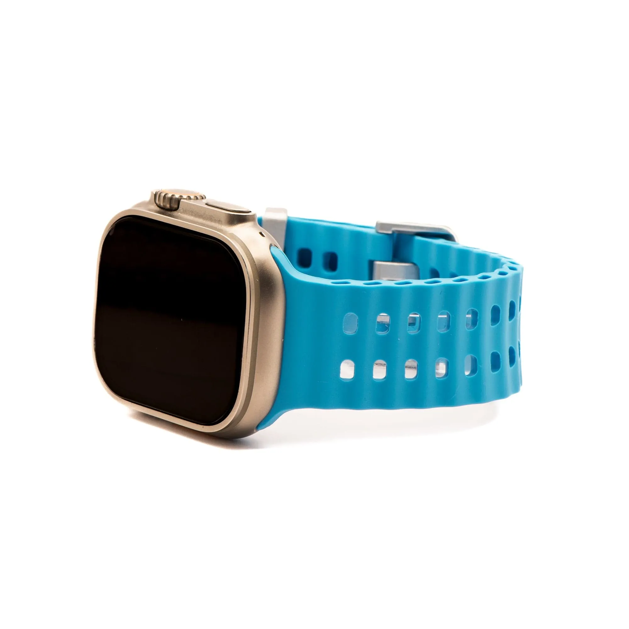 Apple Band - Silicone Wave - BluShark Blue