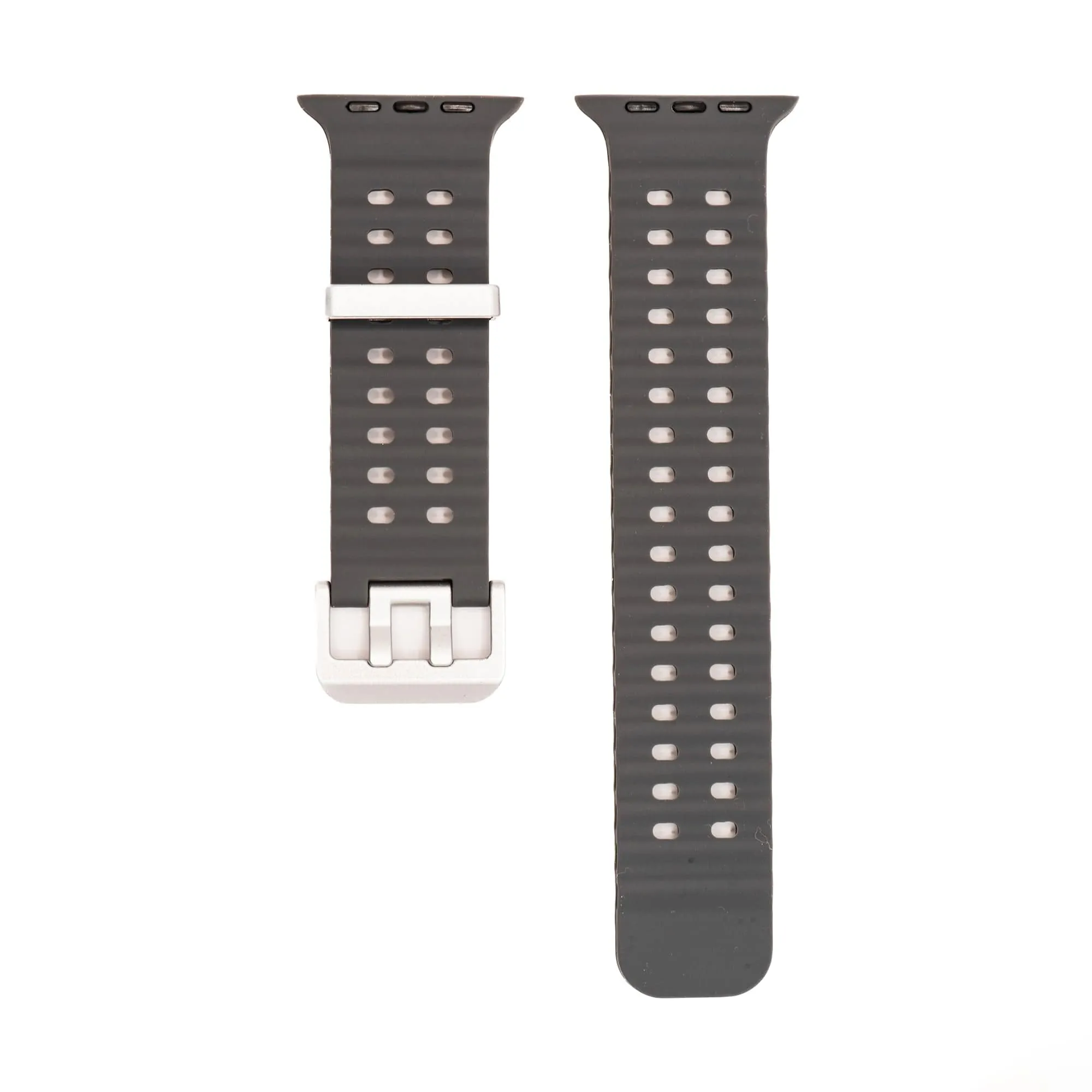 Apple Band - Silicone Wave - Gray
