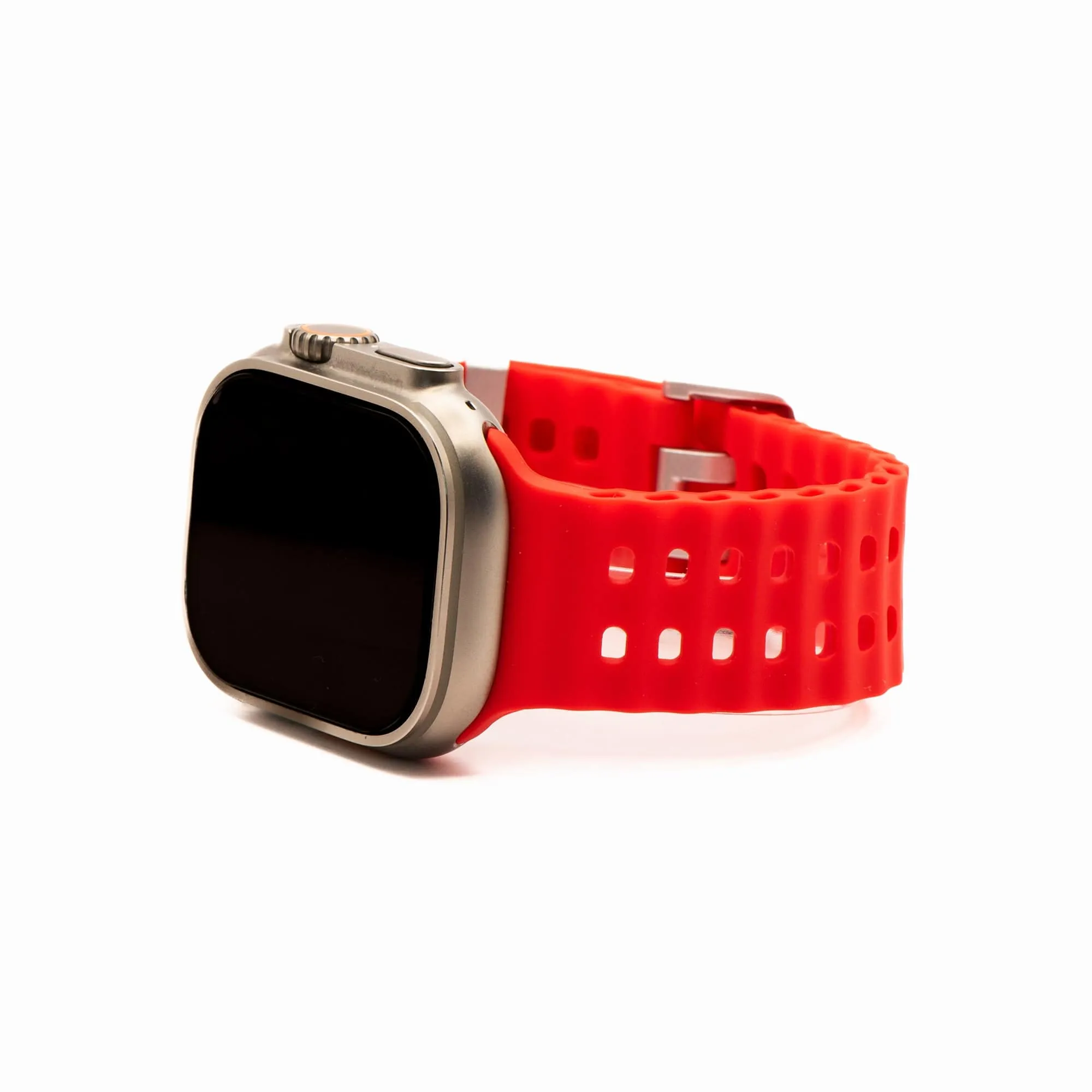 Apple Band ULTRA - Silicone Wave - Red