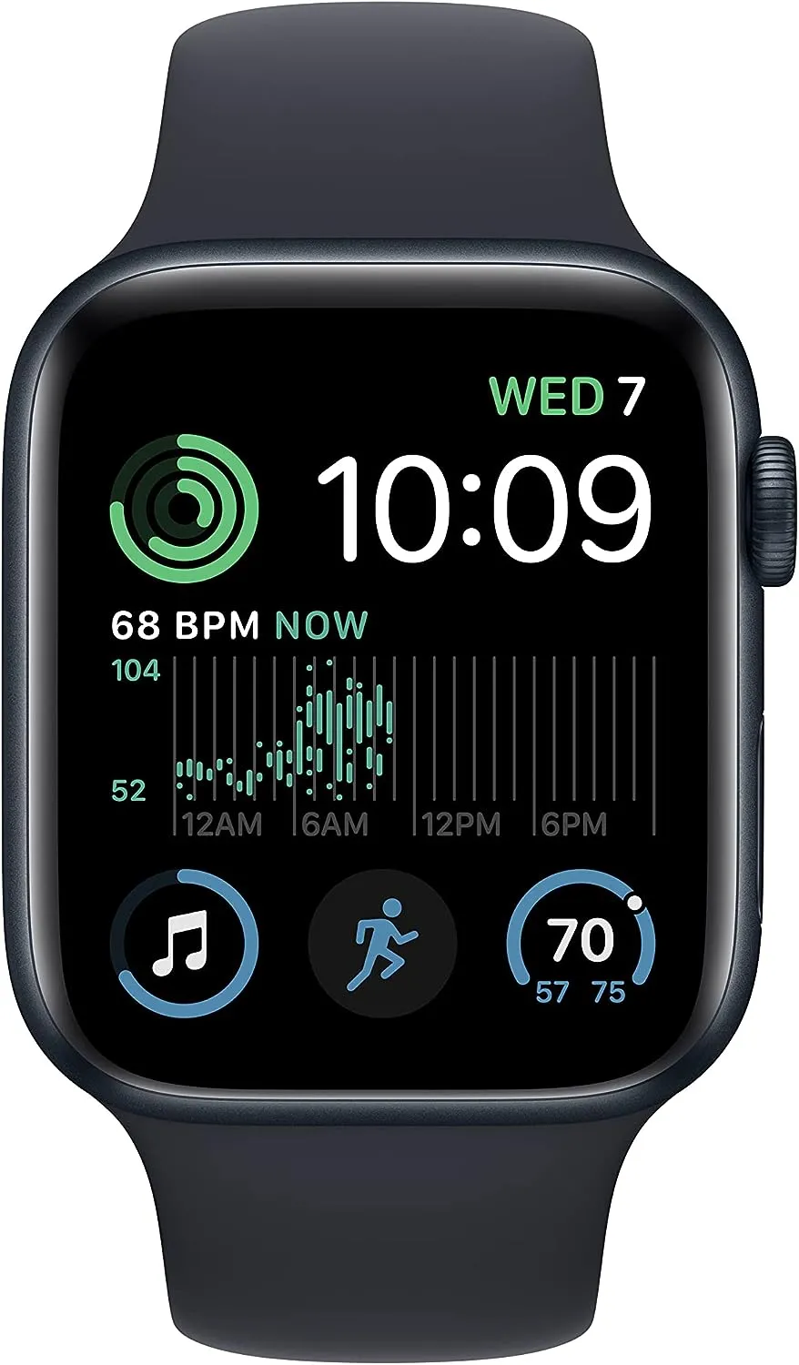 Apple Watch SE 44mm Smartwatch - with Fitness & Sleep Tracker, Crash Detection, Heart Rate Monitor, Retina Display, Water Resistant