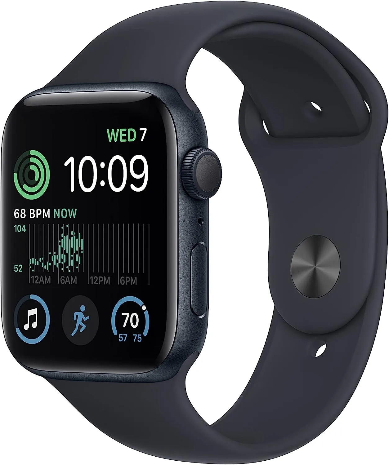 Apple Watch SE 44mm Smartwatch - with Fitness & Sleep Tracker, Crash Detection, Heart Rate Monitor, Retina Display, Water Resistant