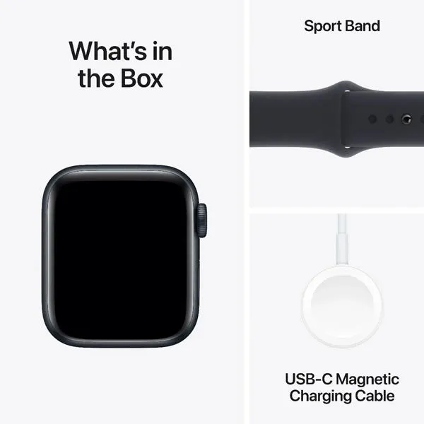 Apple Watch SE GPS   Cellular 44mm Midnight Aluminium Case with Ink Sport Loop