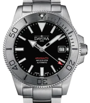 Argonautic 39 Automatic 200m Beyond Steel Black Men's Diver Watch 16153220