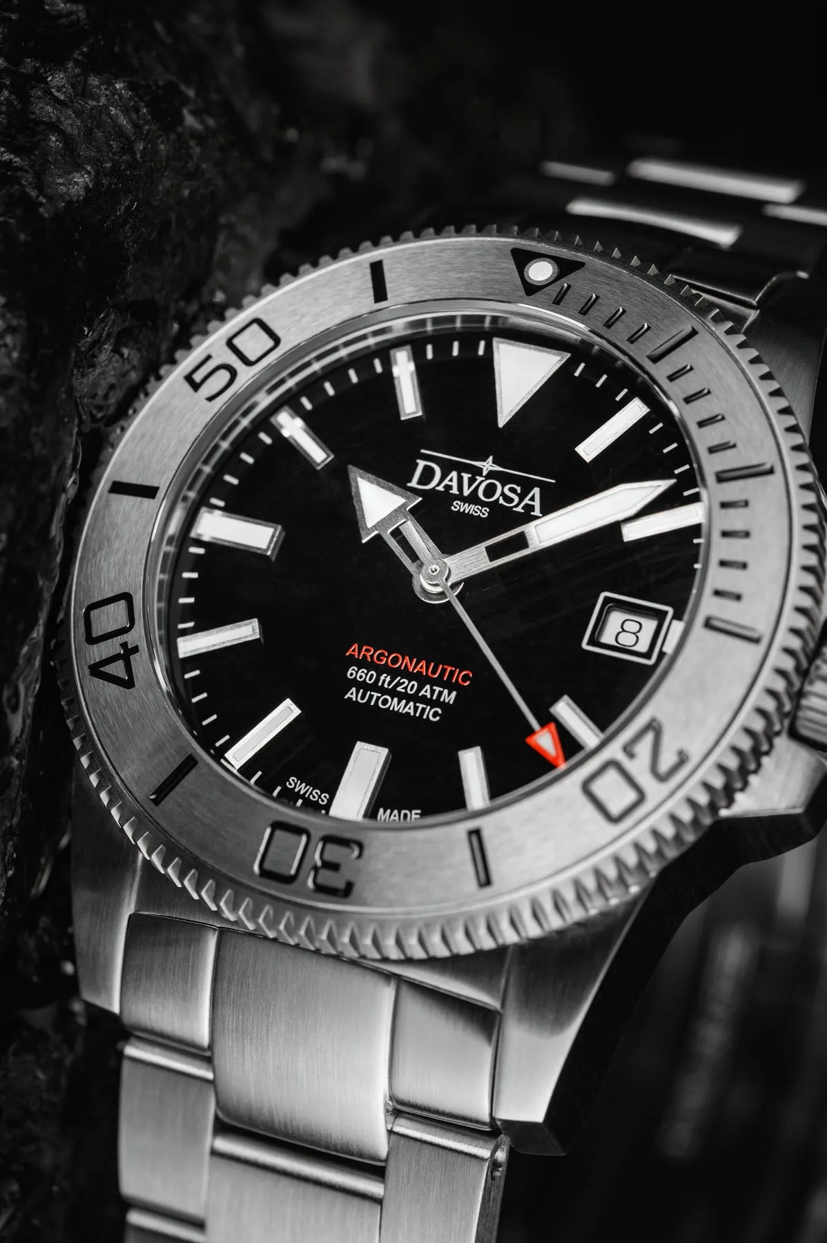 Argonautic 39 Automatic 200m Beyond Steel Black Men's Diver Watch 16153220