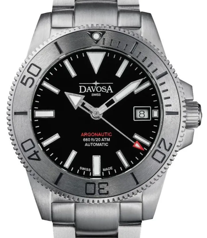 Argonautic 39 Automatic 200m Beyond Steel Black Men's Diver Watch 16153220