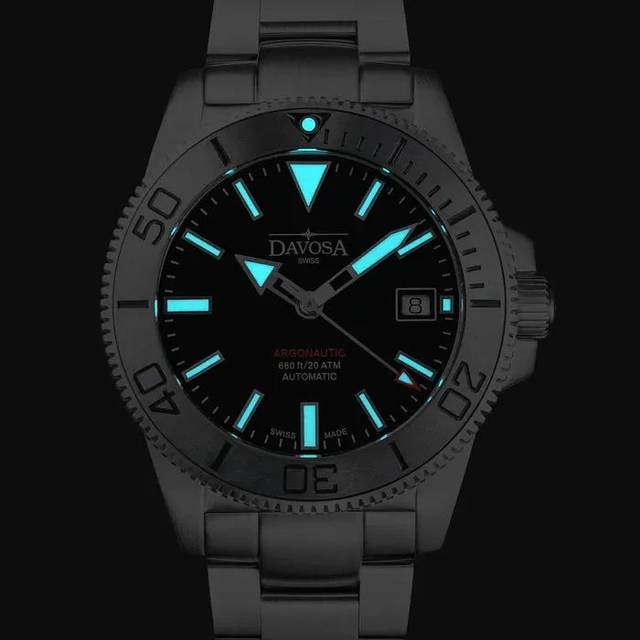 Argonautic 39 Automatic 200m Beyond Steel Black Men's Diver Watch 16153220