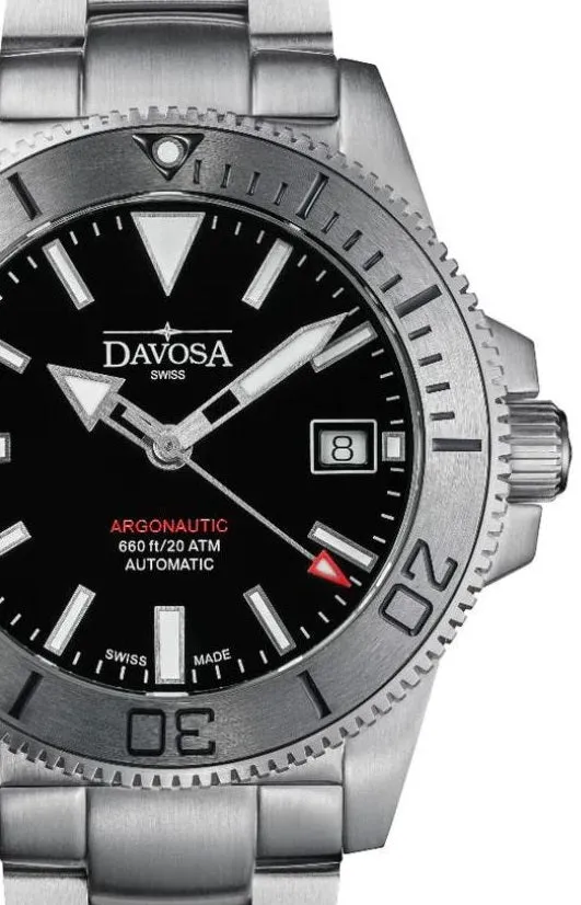 Argonautic 39 Automatic 200m Beyond Steel Black Men's Diver Watch 16153220