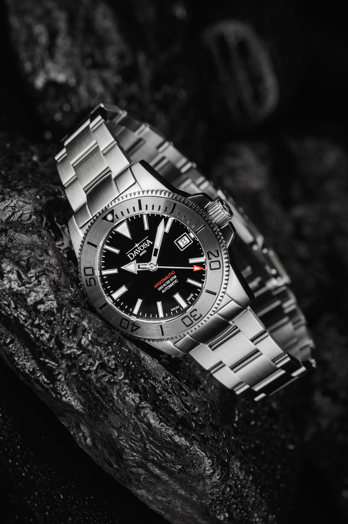 Argonautic 39 Automatic 200m Beyond Steel Black Men's Diver Watch 16153220